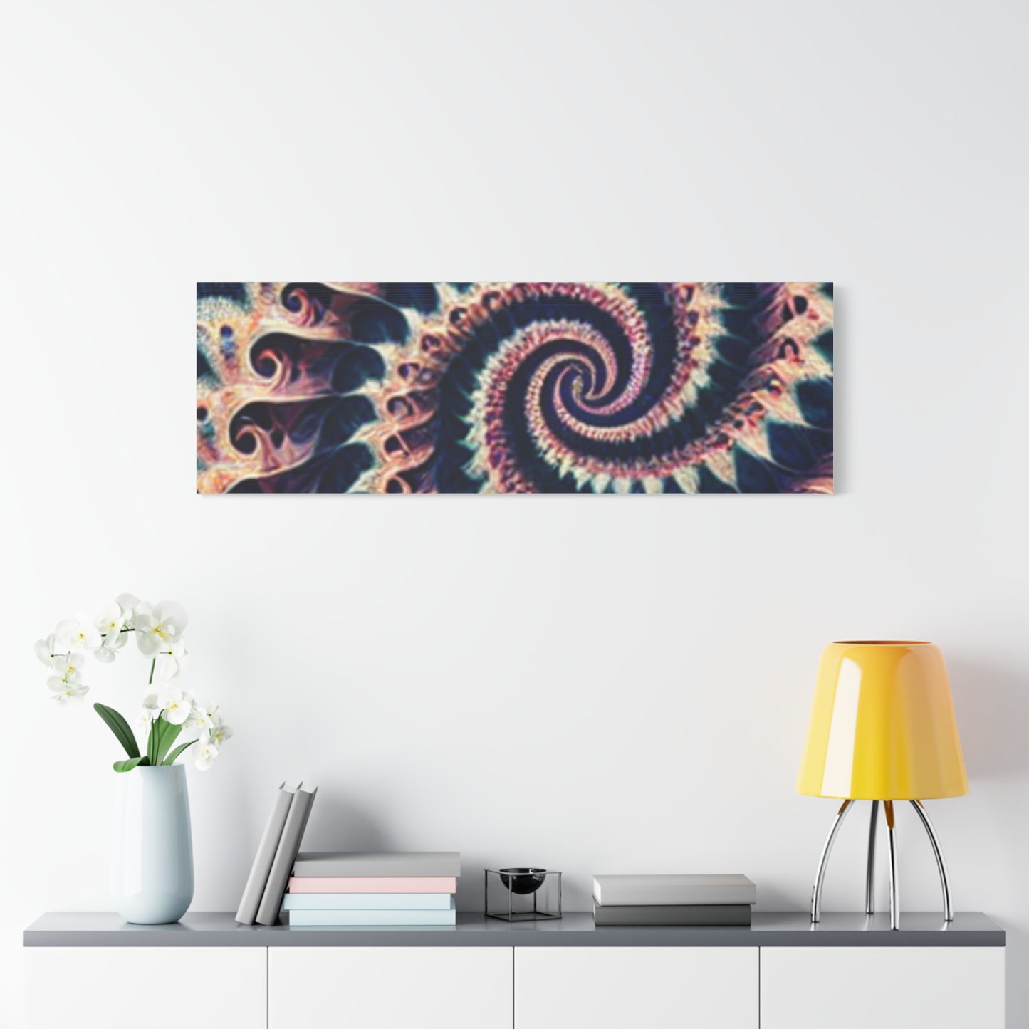 Abstract Spiral Art Canvas Print - Modern Home Decor for Art Lovers