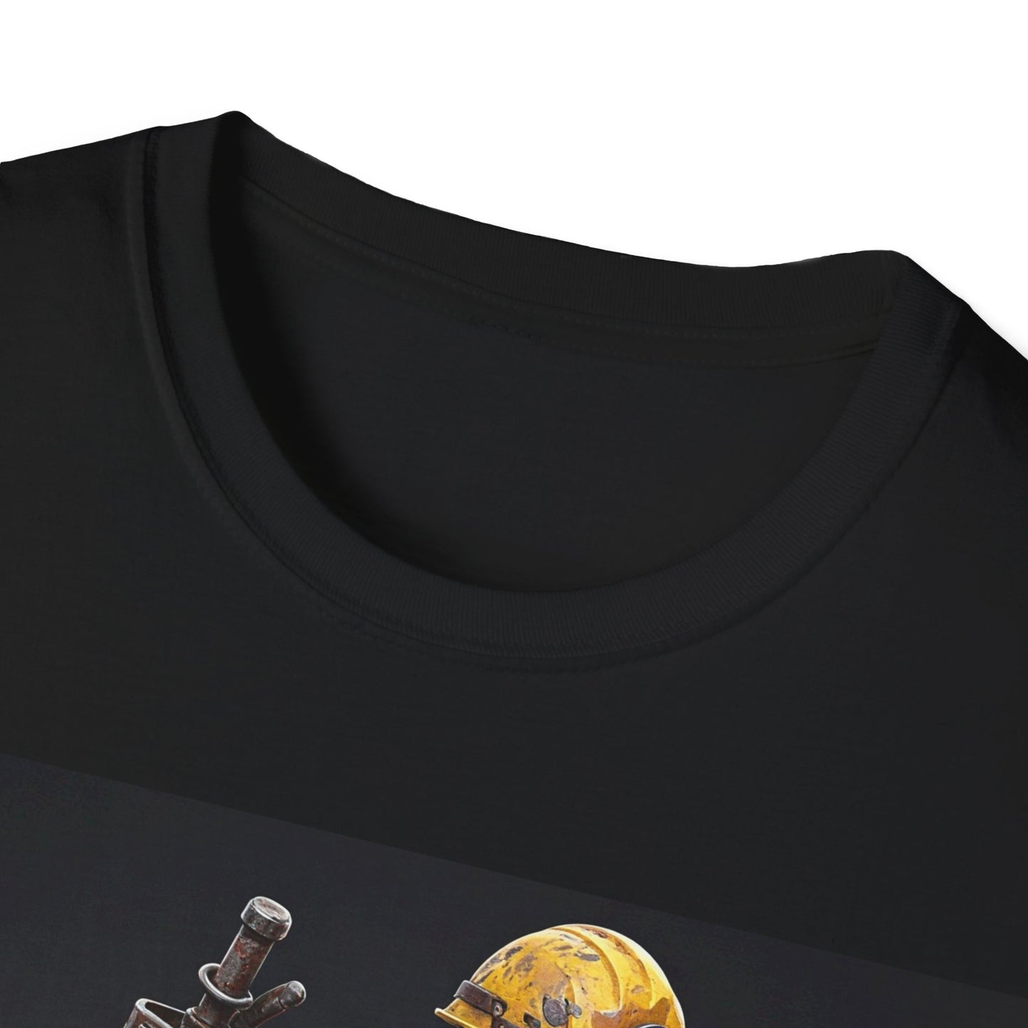 UK - Vintage Mining Themed Unisex Softstyle T-Shirt - Perfect for Adventure Lovers