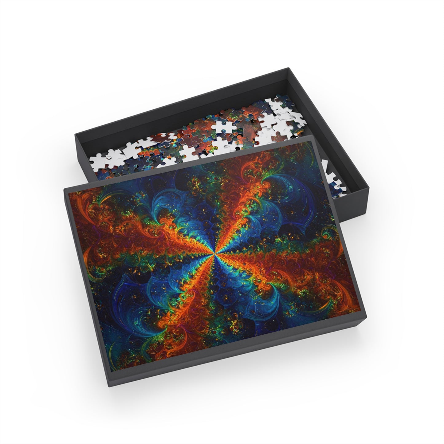 008 - Fractal Puzzle (96, 252, 500, 1000-Piece) - Fun Family Activity and Gift