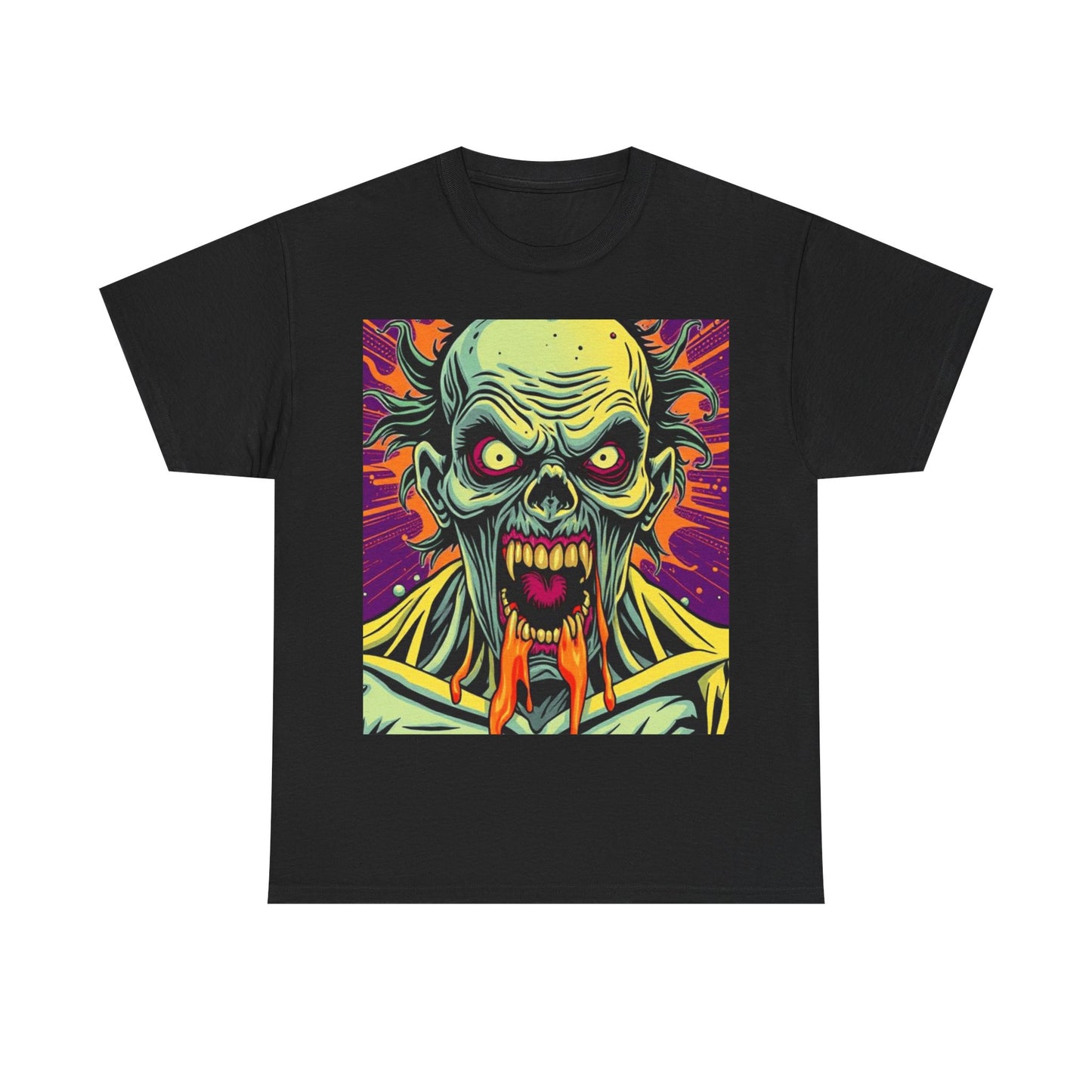 UK - Zombie Graphic Unisex Heavy Cotton Tee