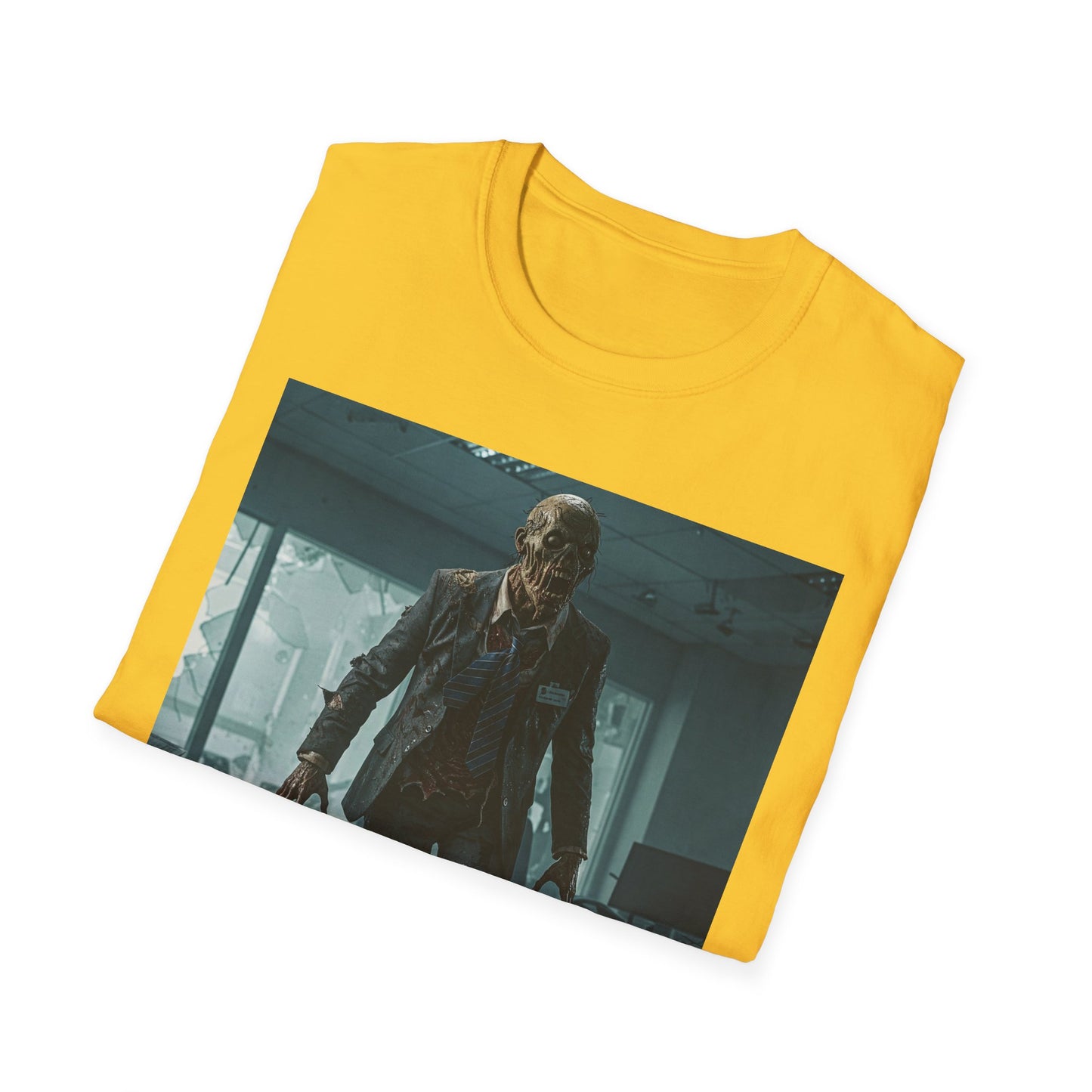 Zombie Apocalypse Unisex Softstyle T-Shirt - Perfect for Horror Fans and Parties