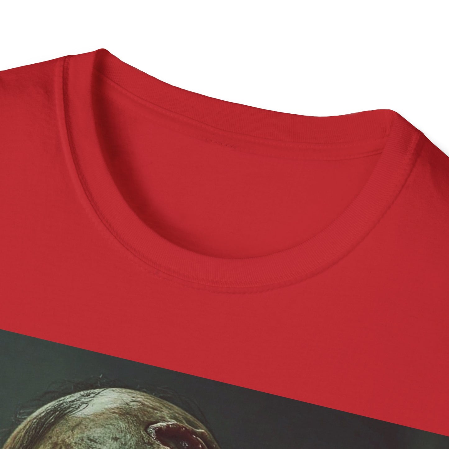 UK - Creepy Zombie Graphic Unisex Softstyle T-Shirt