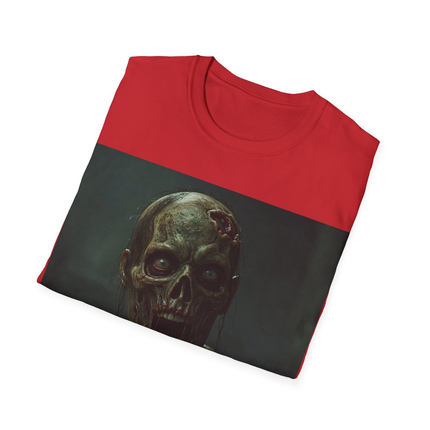 UK - Creepy Zombie Graphic Unisex Softstyle T-Shirt
