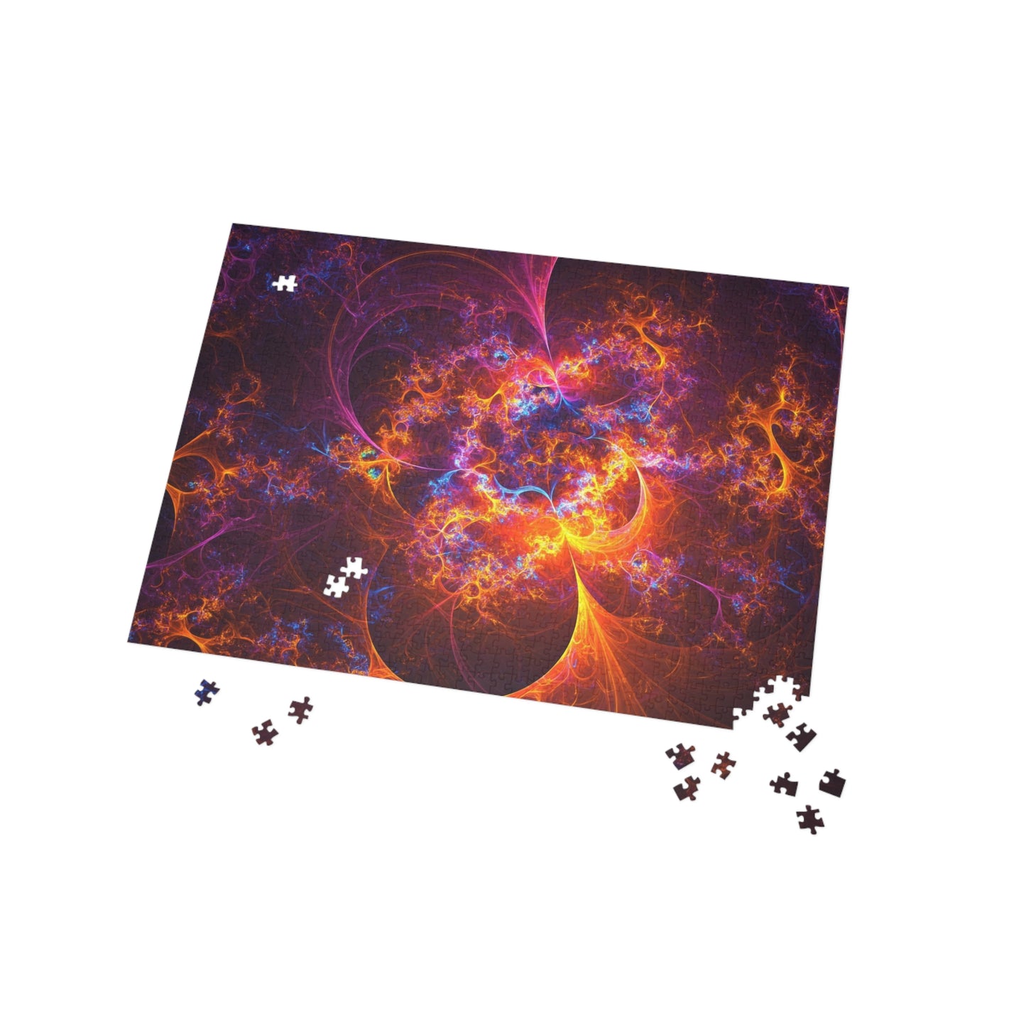 Vibrant Fractal Art Puzzle – 96, 252, 500, 1000-Piece Options