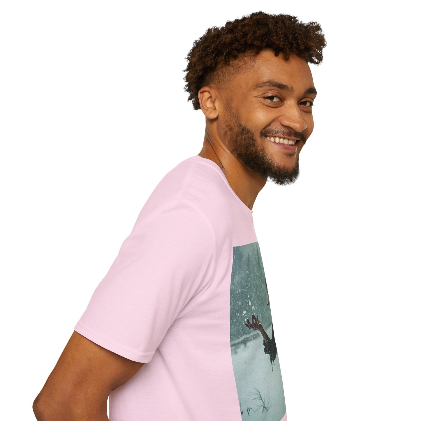 Chilling Horror Graphic Tee - Unisex Softstyle T-Shirt with Spooky Design