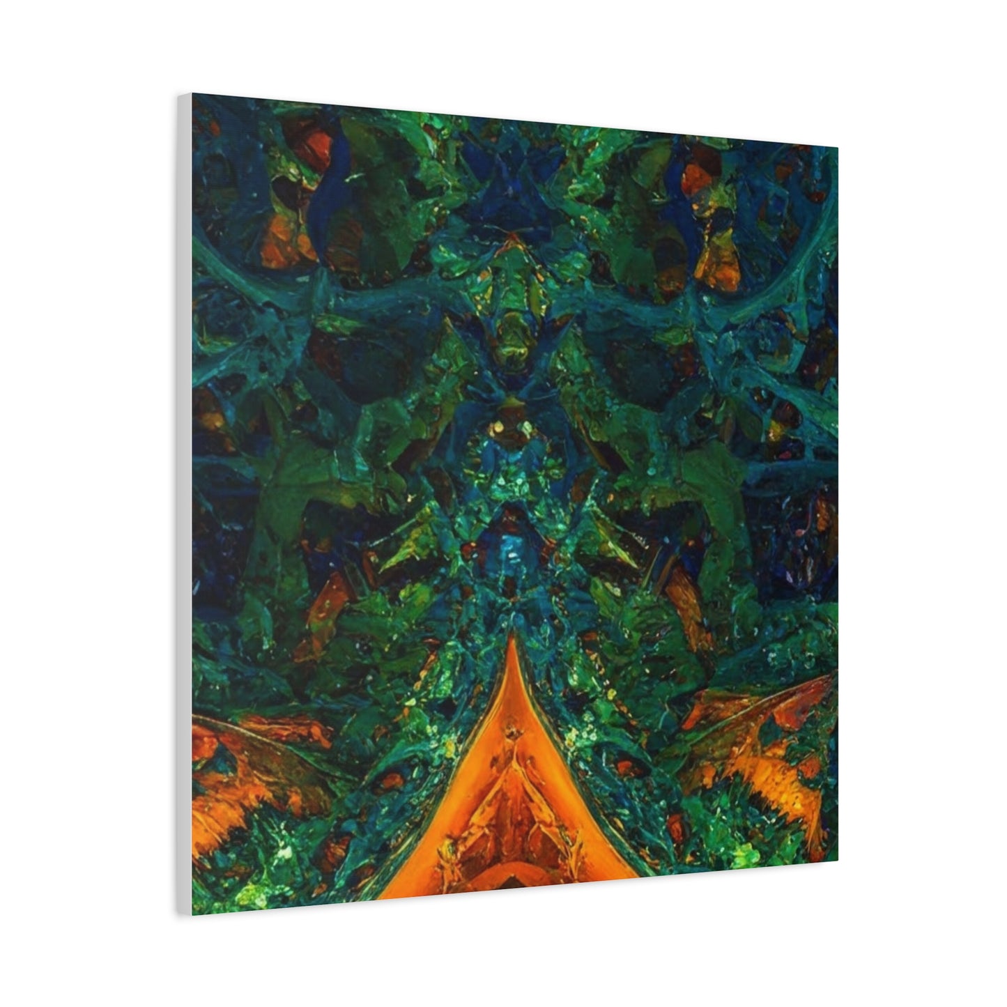 Vibrant Abstract Fractal Art Canvas Print