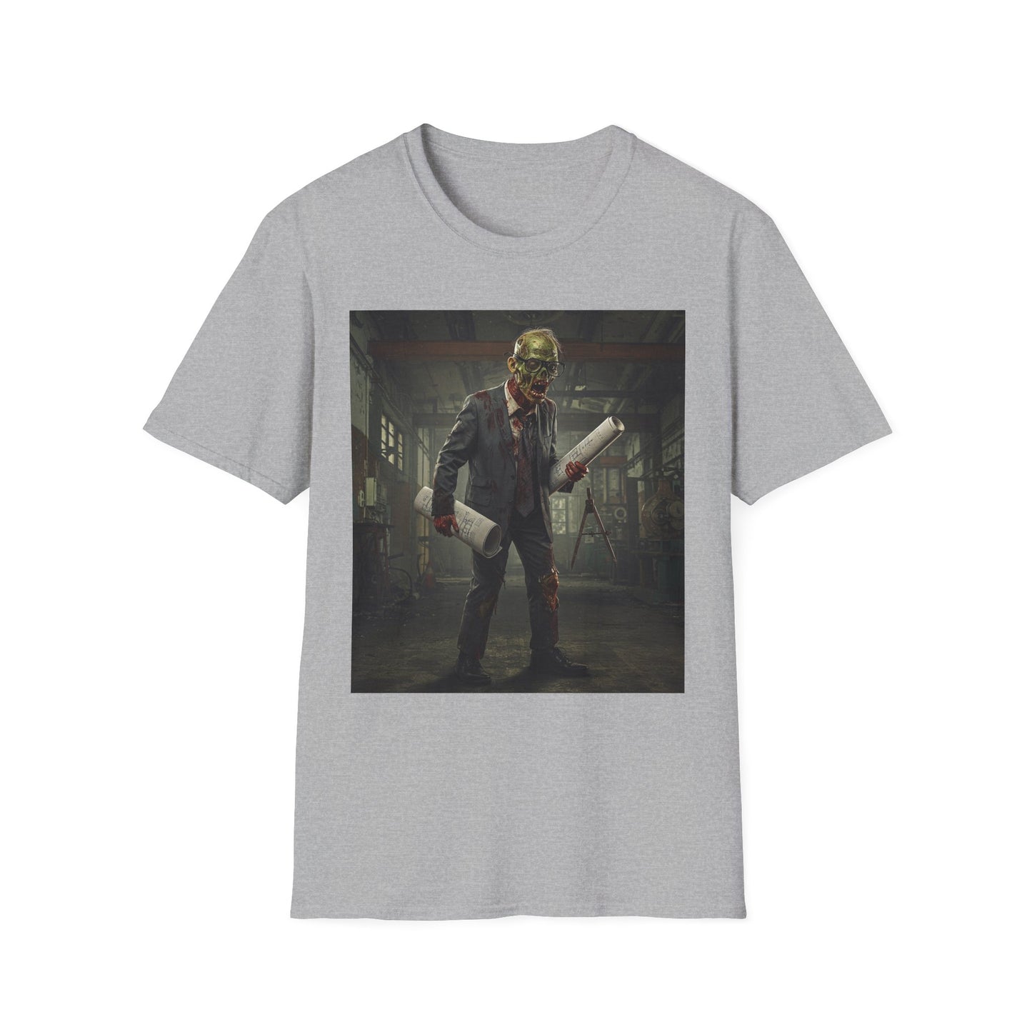 Zombie Apocalypse Unisex Softstyle T-Shirt - Perfect for Halloween and Horror Fans