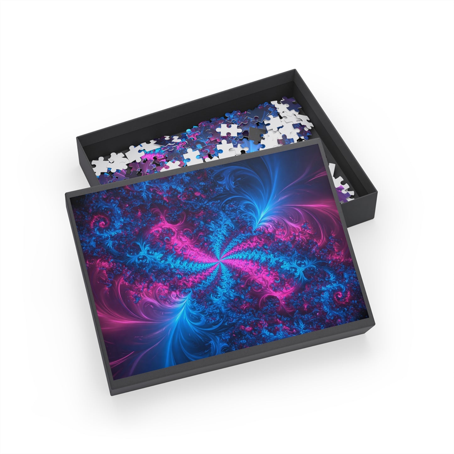 Vibrant Fractal Art Puzzle - 96, 252, 500, 1000-Piece Jigsaw