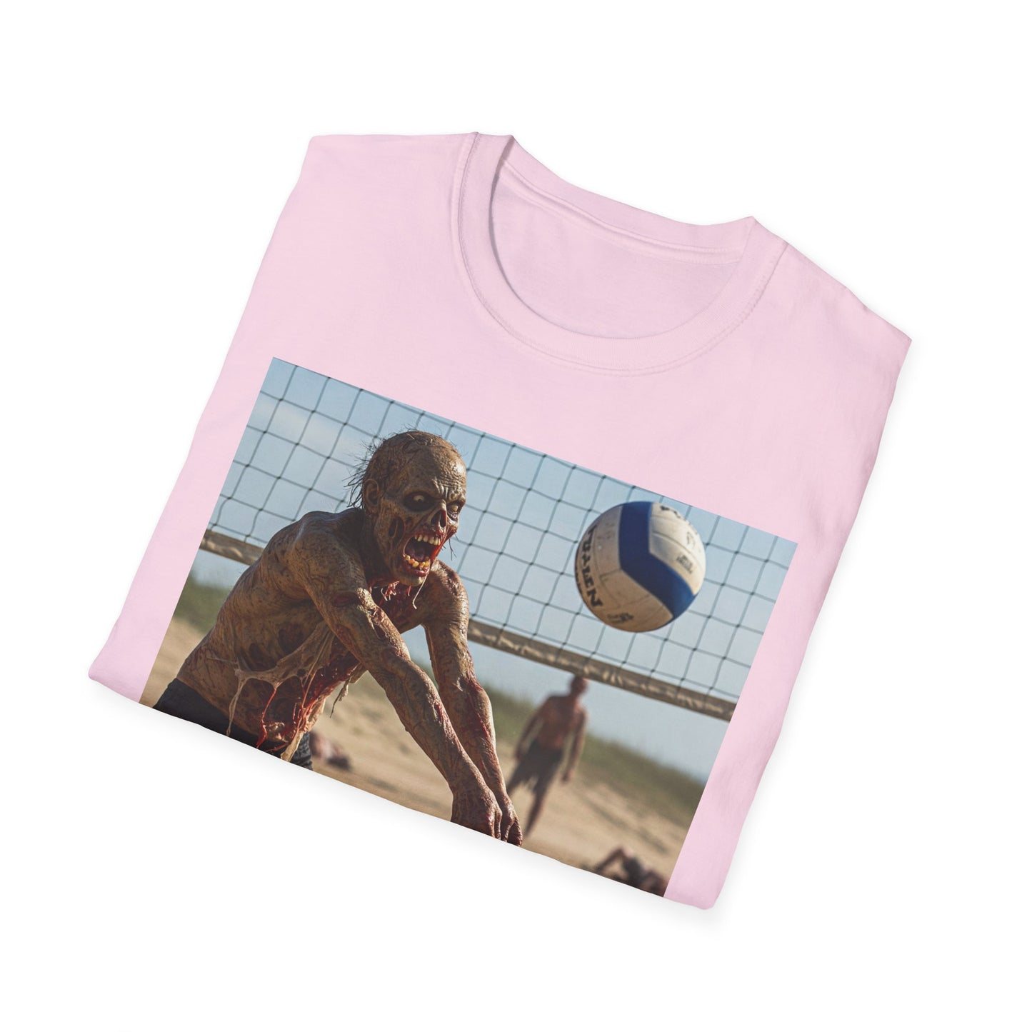 Beach Volleyball Unisex Softstyle T-Shirt - Perfect for Summer Fun and Sports Lovers