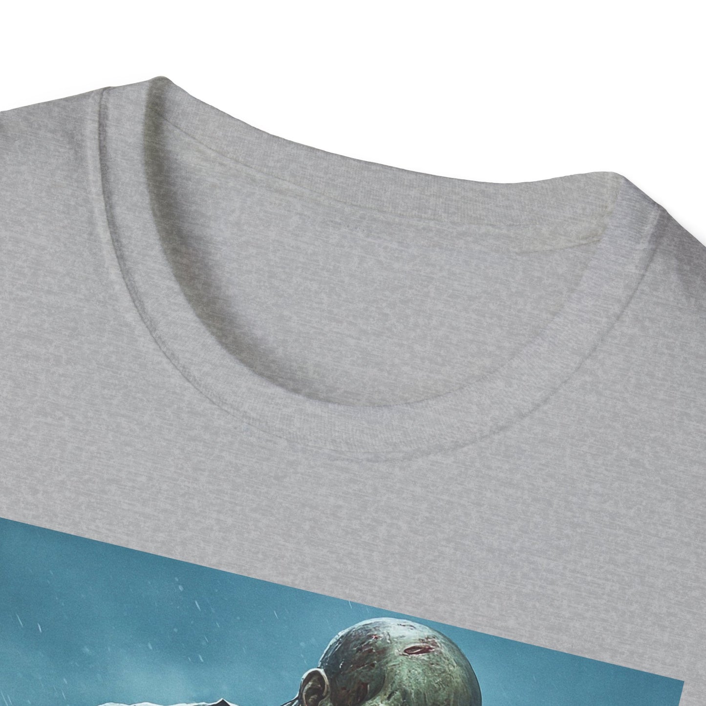 Unisex Horror Graphic T-Shirt - Zombie Design for Halloween & Horror Fans