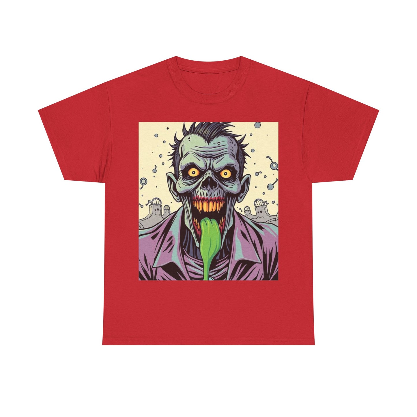 UK - Zombie Graphic Unisex Heavy Cotton Tee