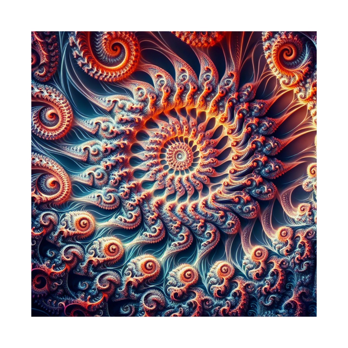 Abstract Swirl Matte Vertical Posters - Artistic Home Décor for Meditation and Relaxation
