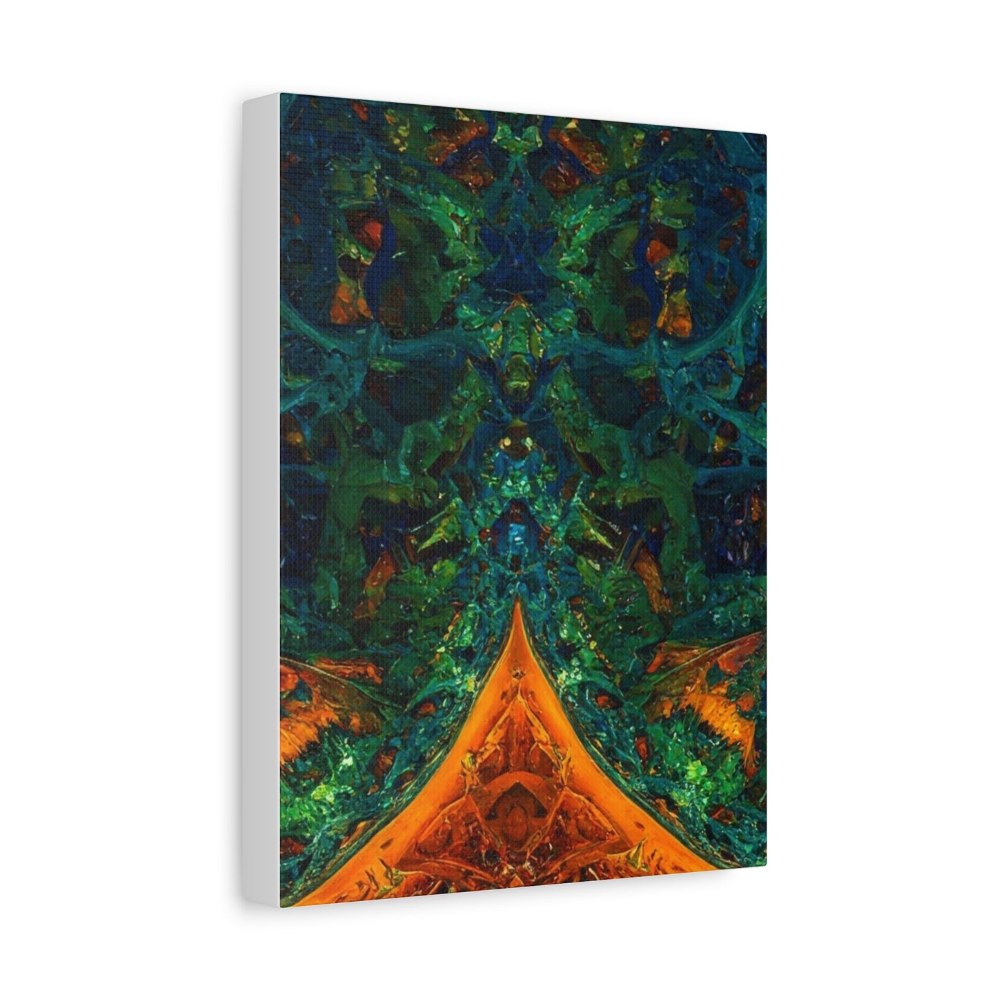 Vibrant Abstract Fractal Art Canvas Print