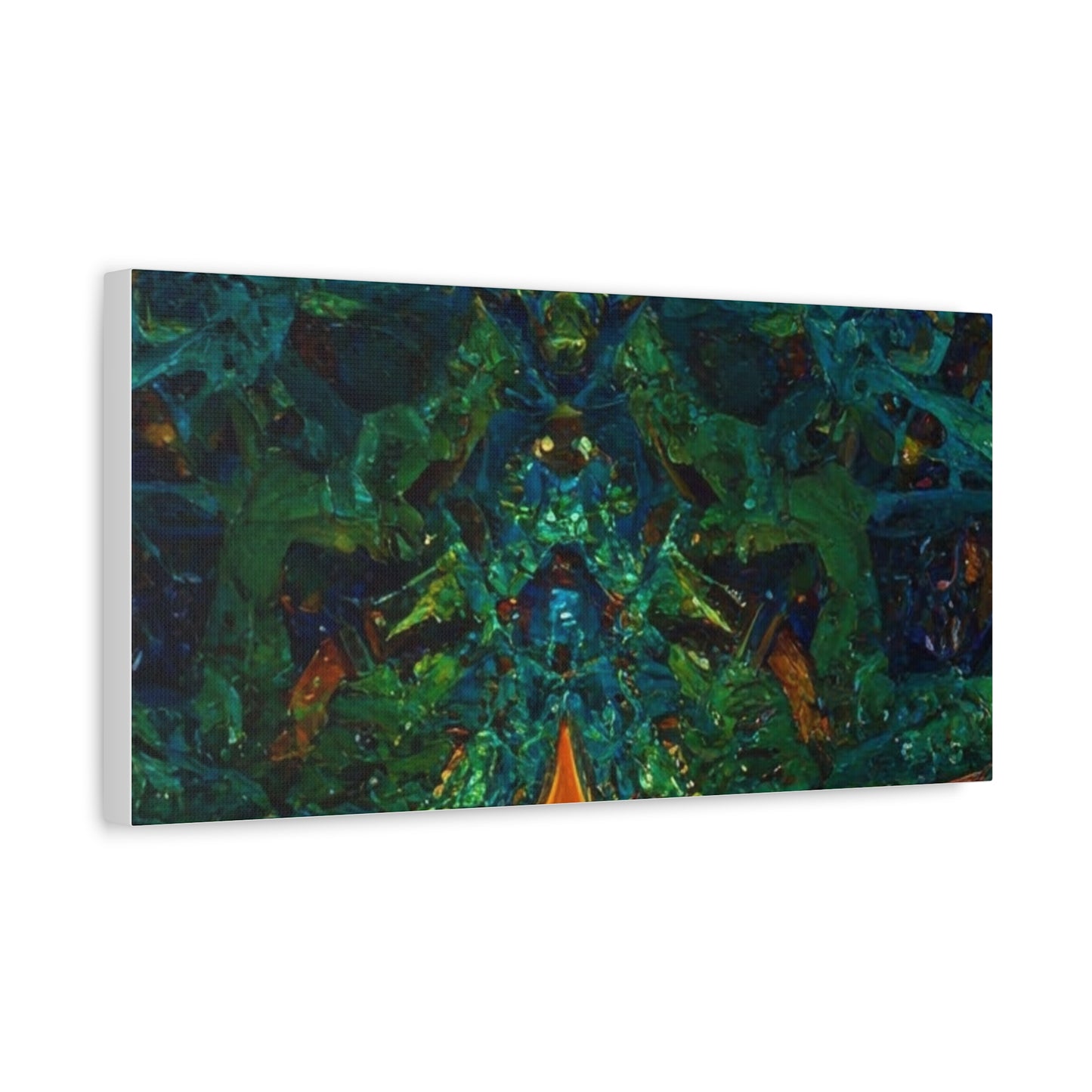 Vibrant Abstract Fractal Art Canvas Print