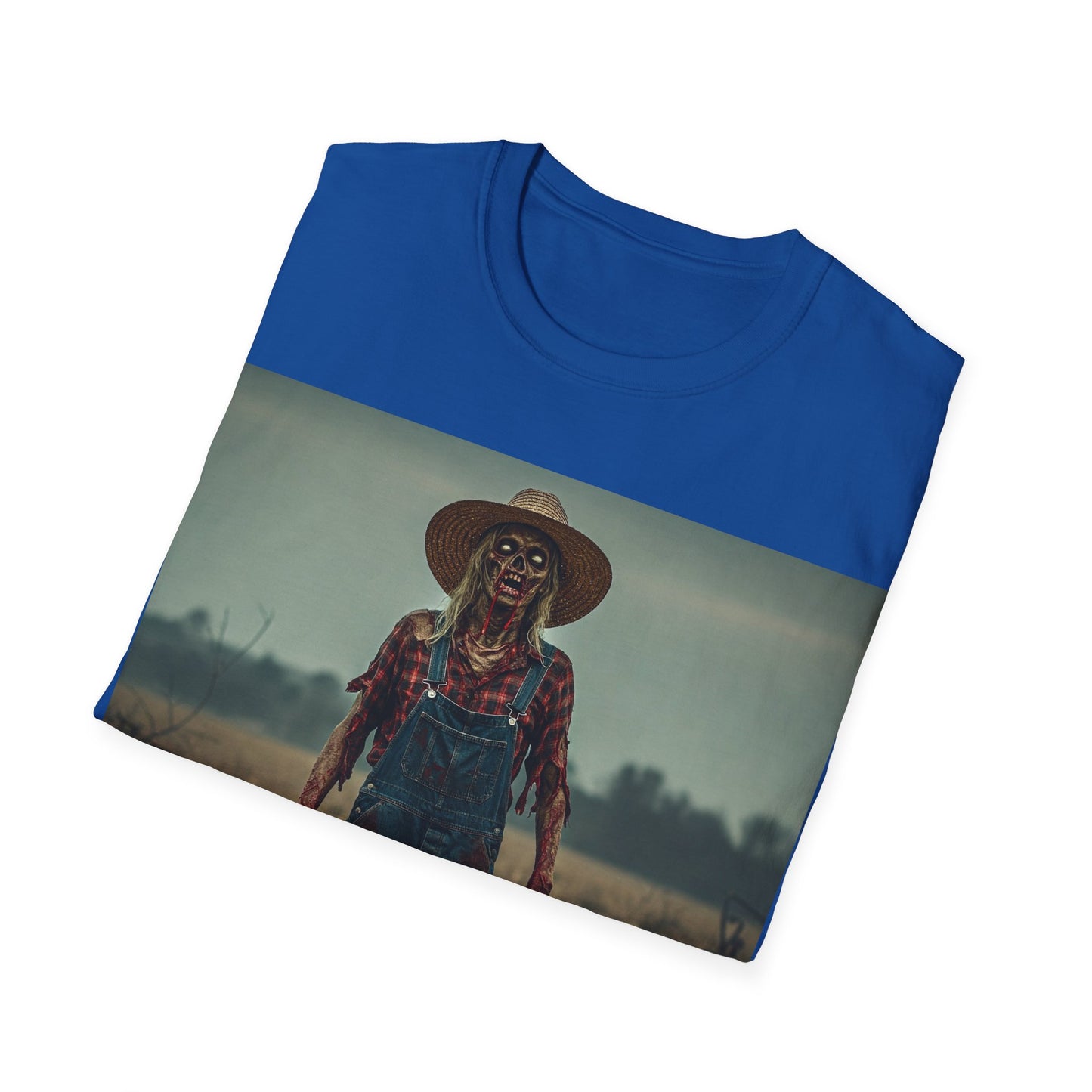 UK - Scary Farmhouse Horror Unisex Softstyle T-Shirt
