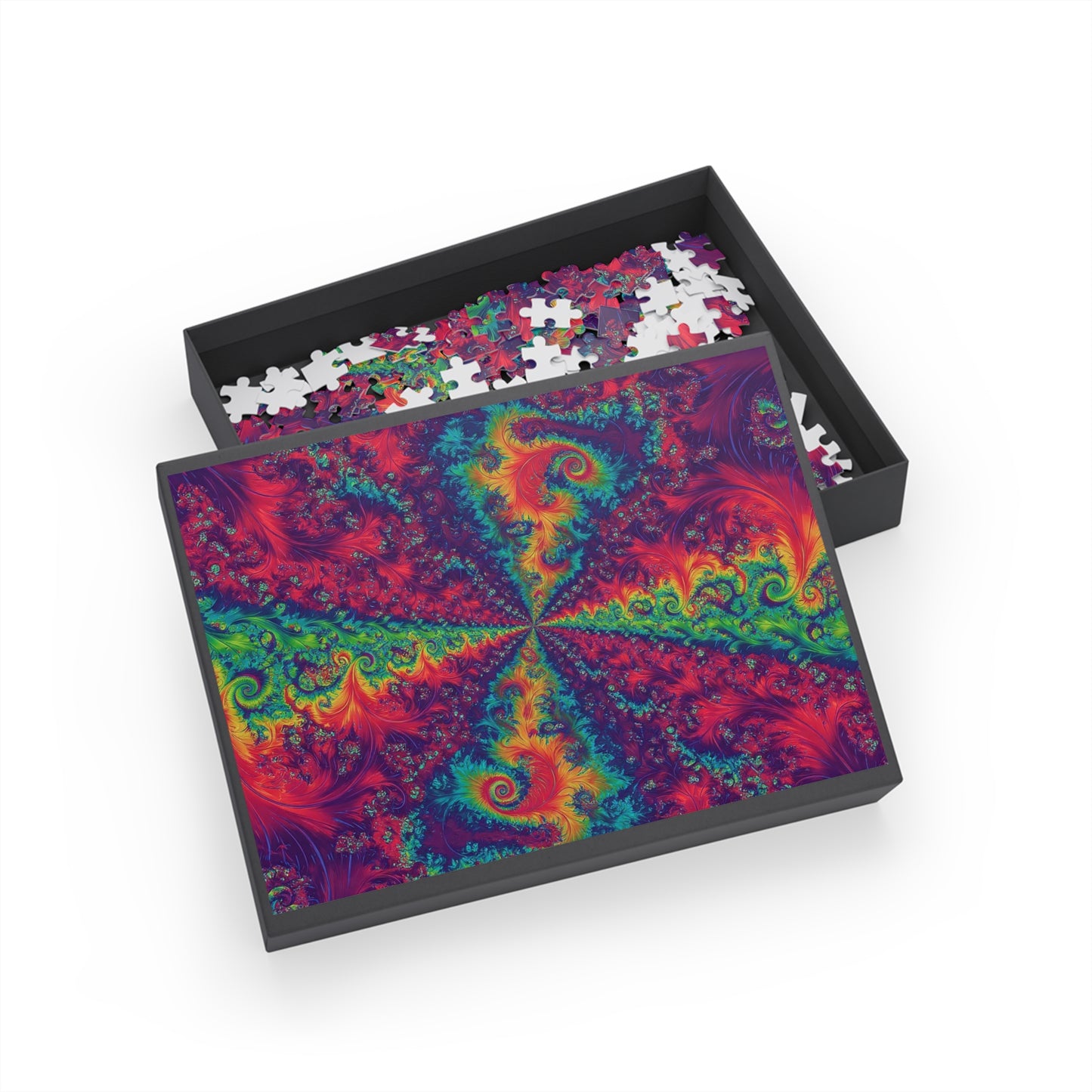 002 - Fractal Puzzle (96, 252, 500, 1000-Piece) - Fun Family Activity and Gift