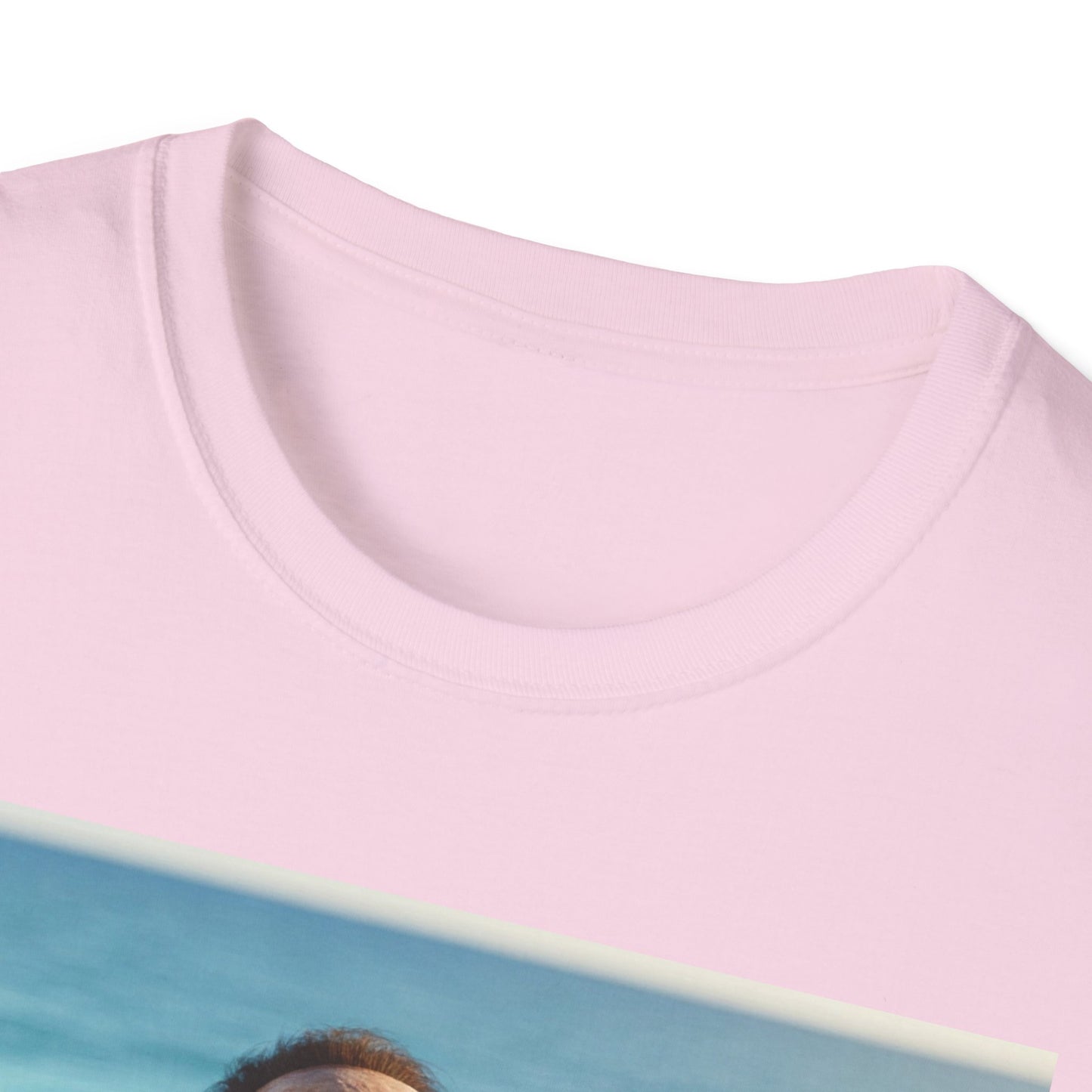 Chill Vibes Unisex Softstyle T-Shirt - Beach Relaxation Design