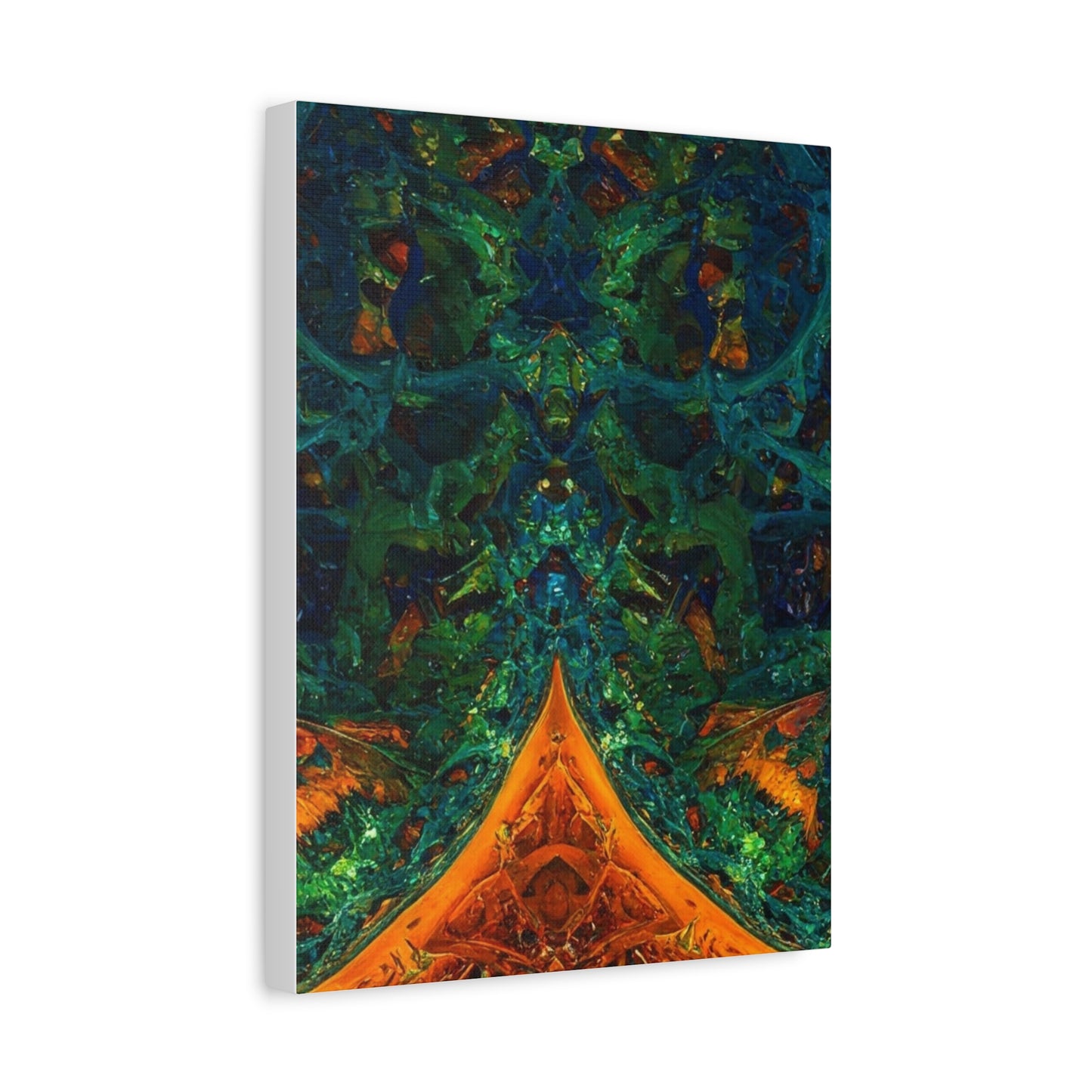 Vibrant Abstract Fractal Art Canvas Print