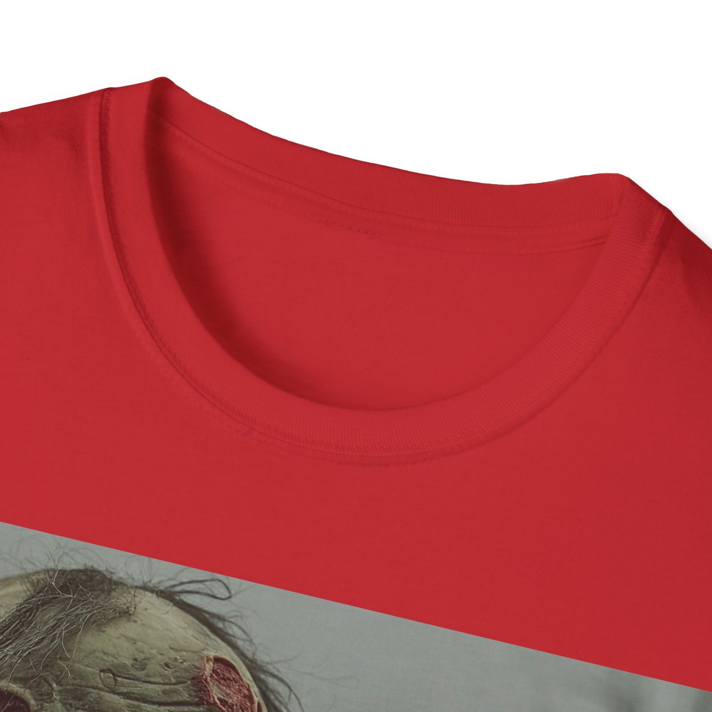 UK - Zombie Snack Unisex Softstyle T-Shirt - Perfect for Horror Fans & Halloween