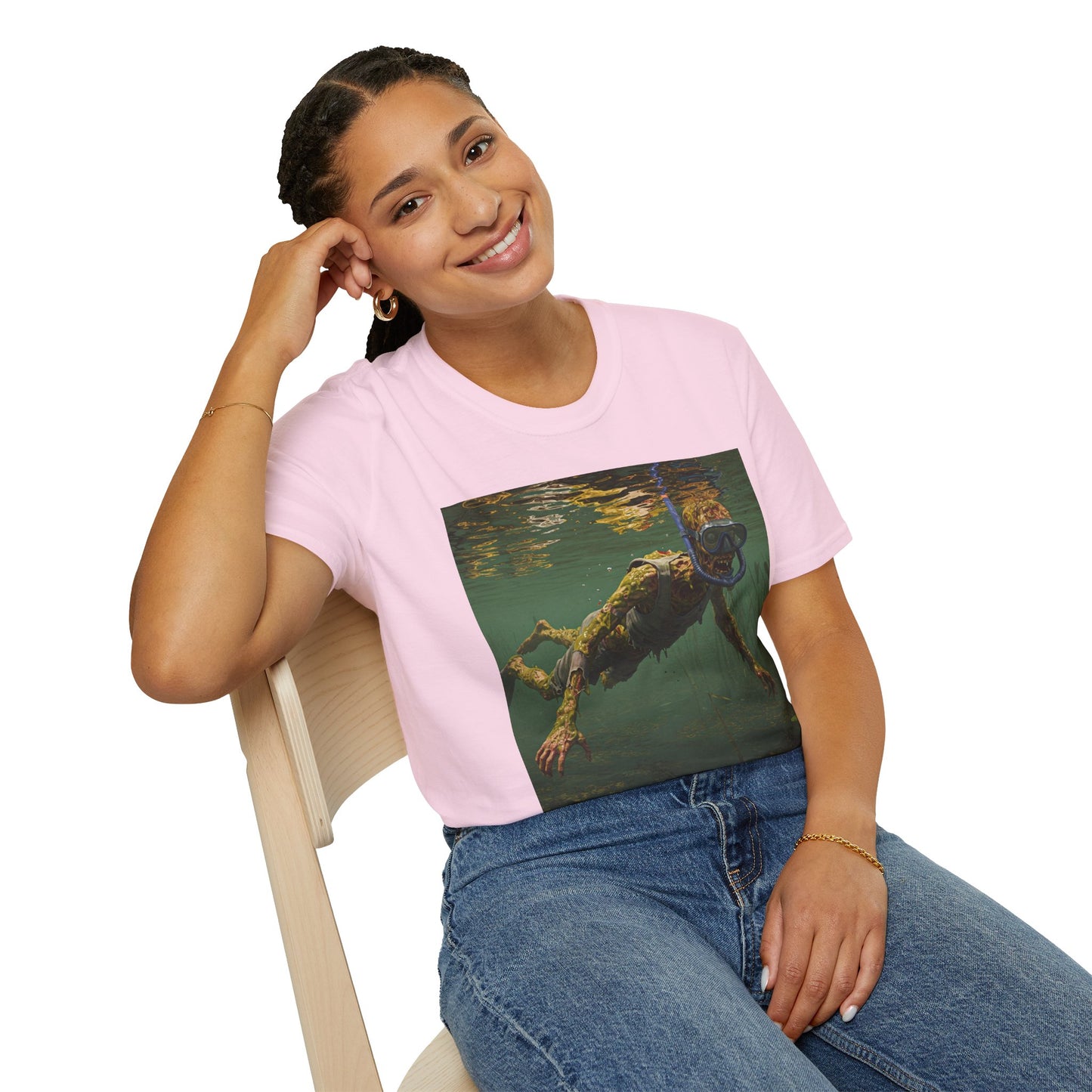 Underwater Explorer Unisex Softstyle T-Shirt - Nature Lover Graphic Tee