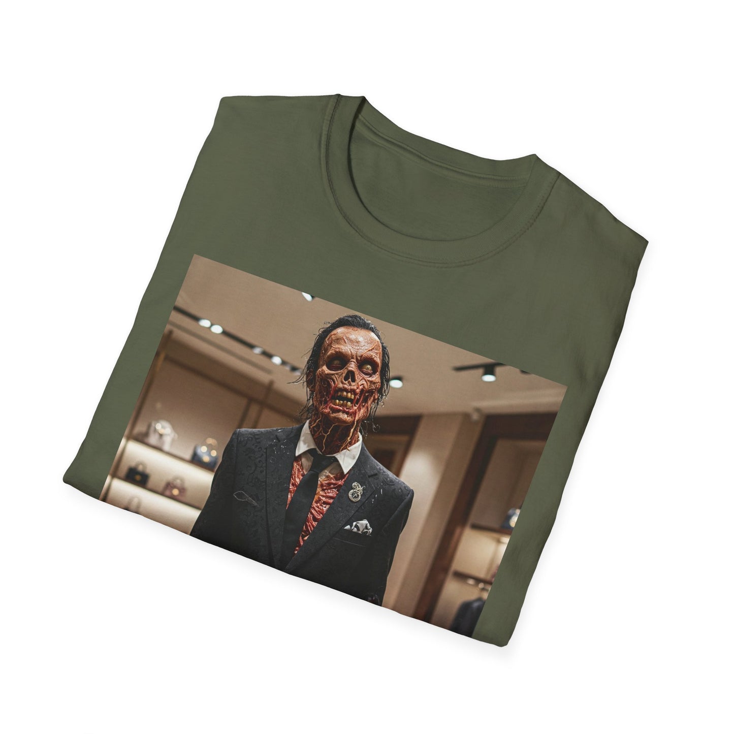 Creepy Vintage Skull T-Shirt for Halloween