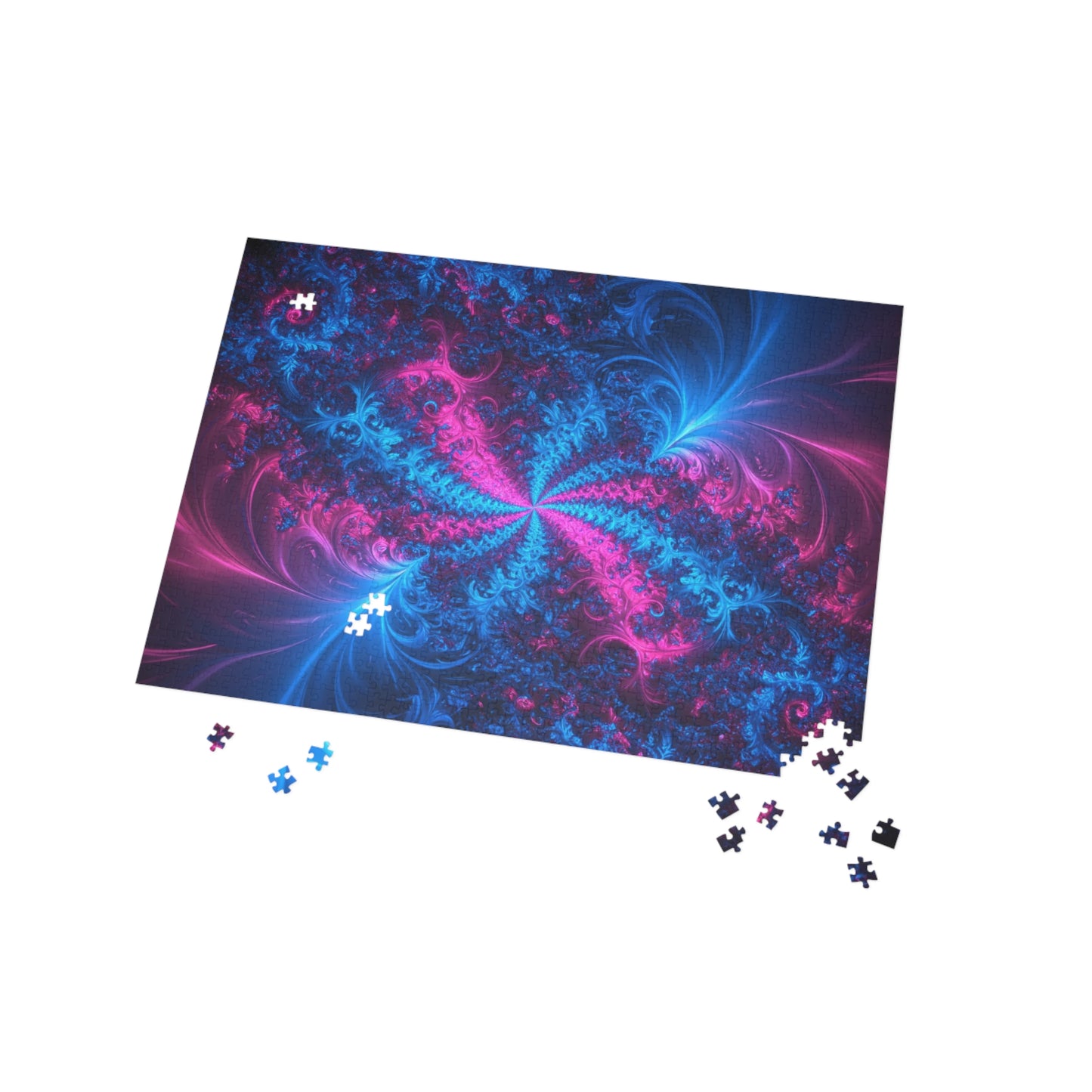 Vibrant Fractal Art Puzzle - 96, 252, 500, 1000-Piece Jigsaw