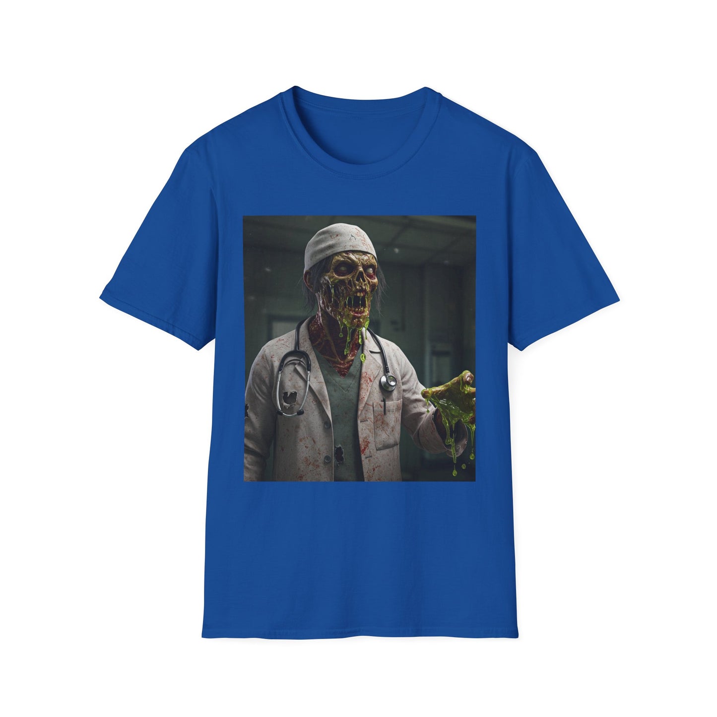 Zombie Doctor Graphic T-Shirt | Unisex Horror Tee for Halloween