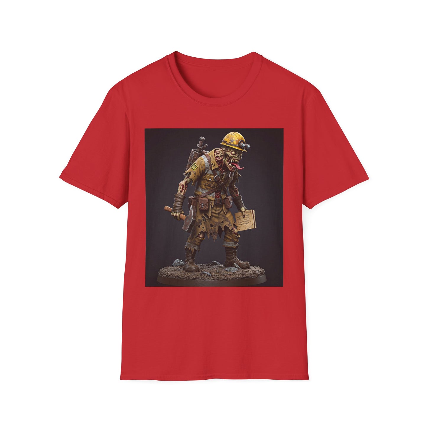 Vintage Mining Themed Unisex Softstyle T-Shirt - Perfect for Adventure Lovers