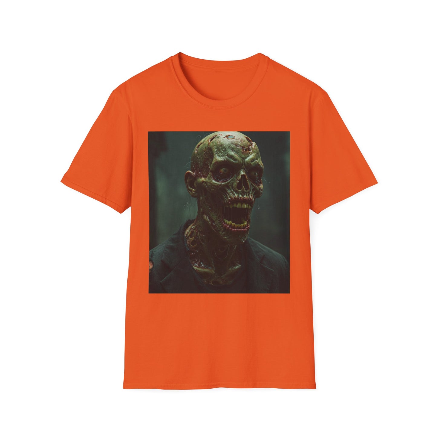 Chilling Skull Apocalyptic Portrait Tee, bold, decaying zombie graphic