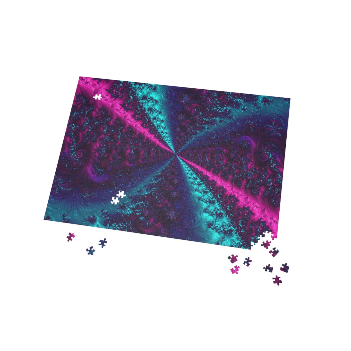 069- Fractal Puzzle (96, 252, 500, 1000-Piece) - Fun Family Activity and Gift