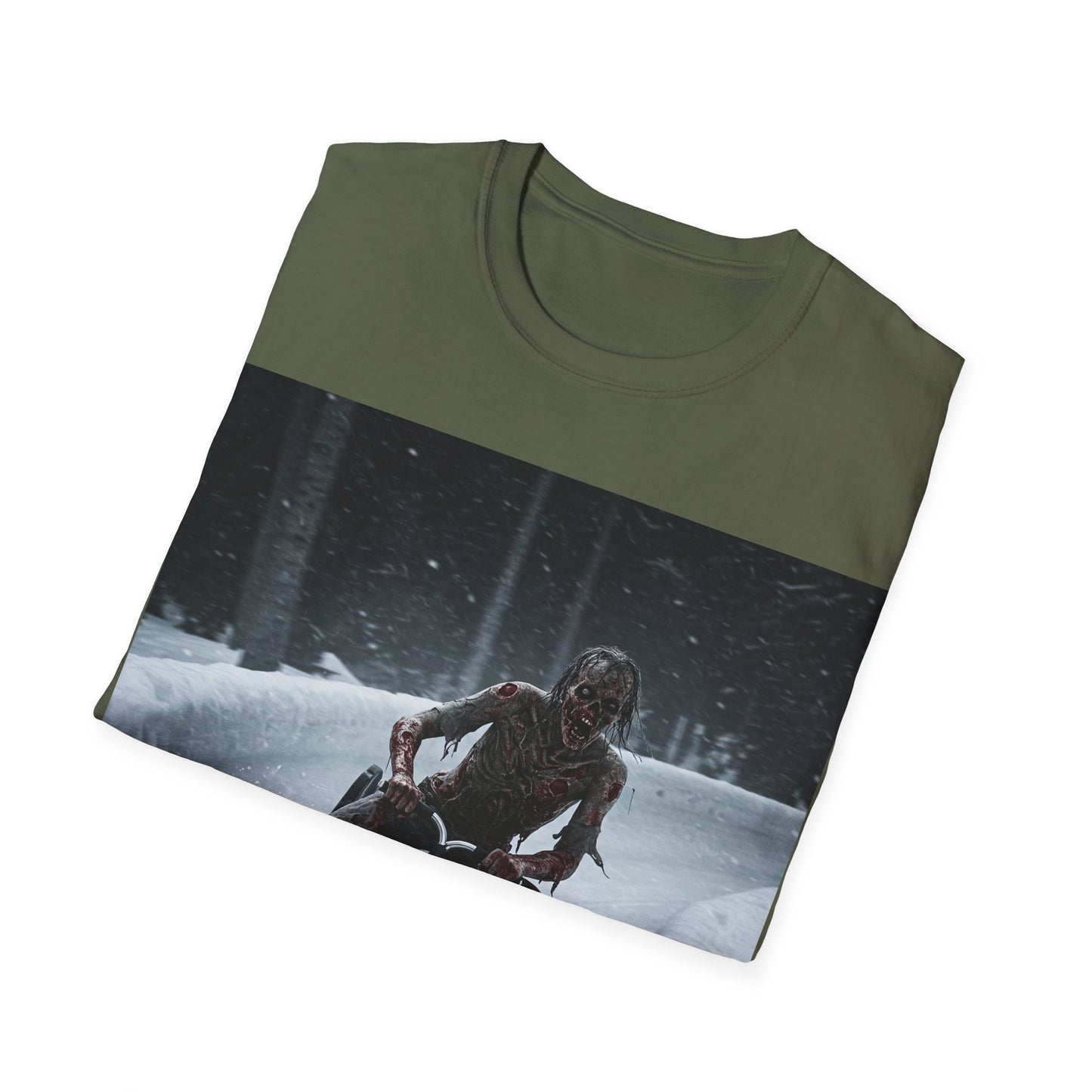 UK - Winter Adventure Unisex Softstyle T-Shirt - Snowmobiling Graphic Tee
