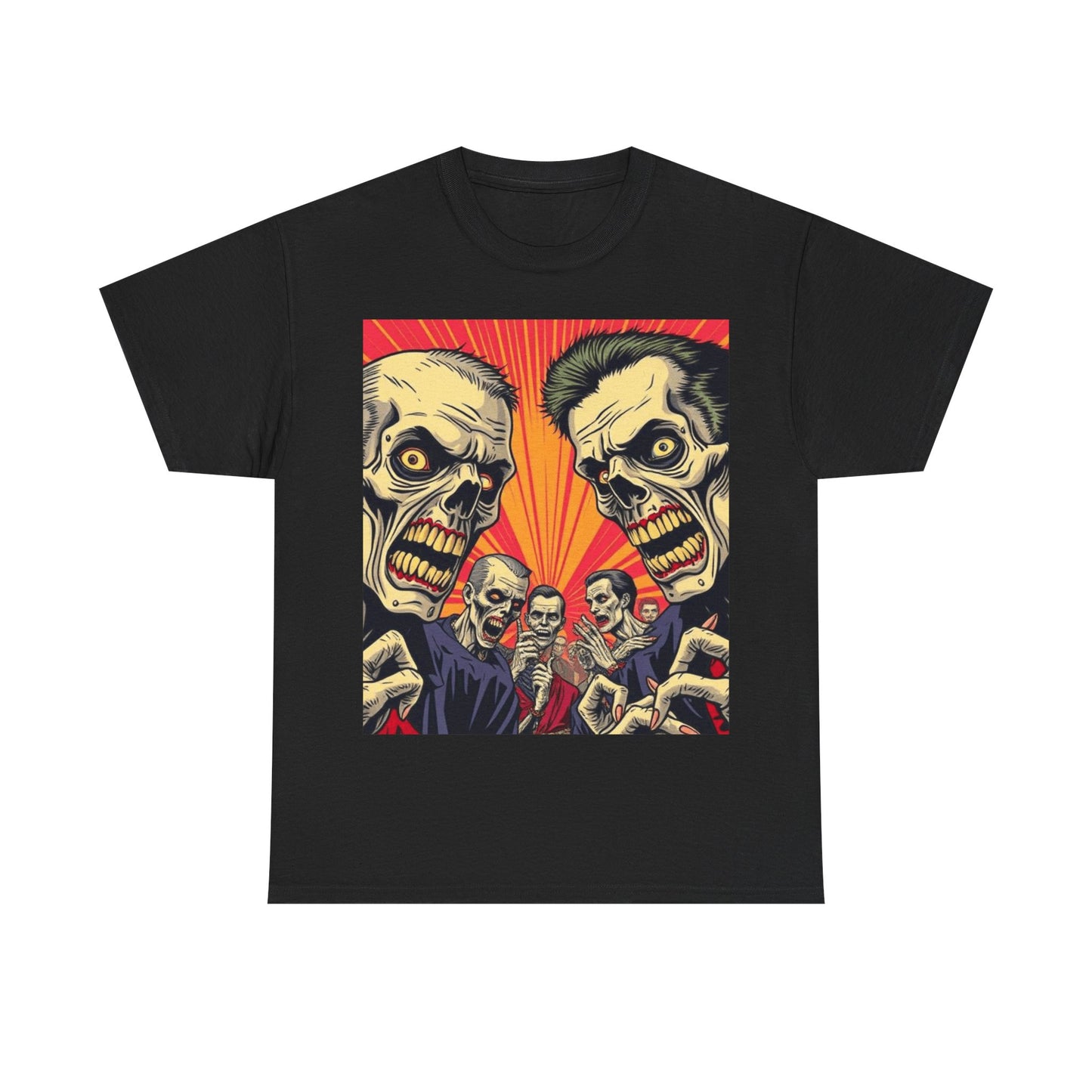UK - Vintage Horror Graphic Unisex Heavy Cotton Tee