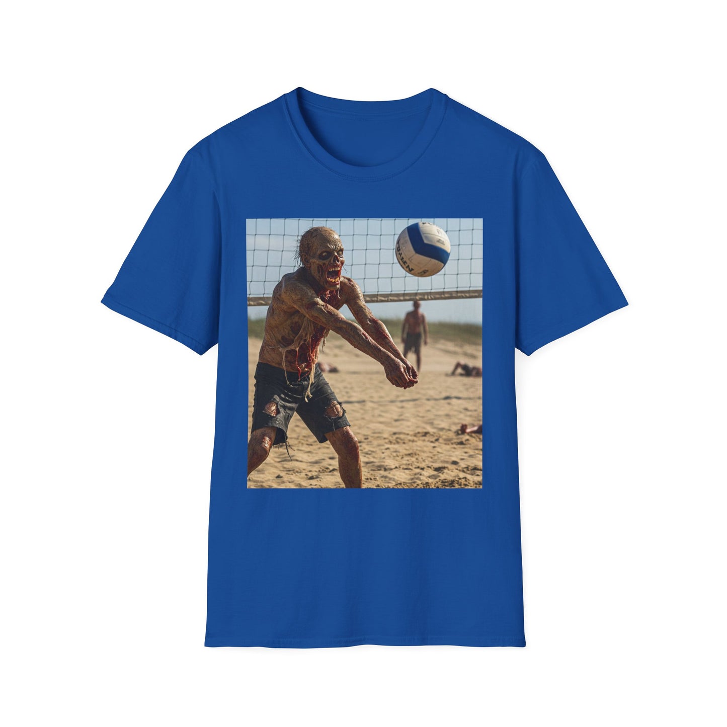 Beach Volleyball Unisex Softstyle T-Shirt - Perfect for Summer Fun and Sports Lovers
