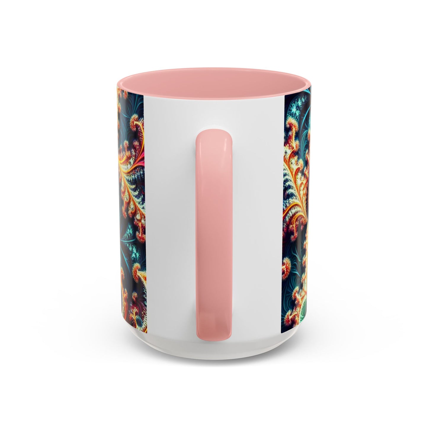 Vibrant Swirl Accent Coffee Mug - 11oz & 15oz