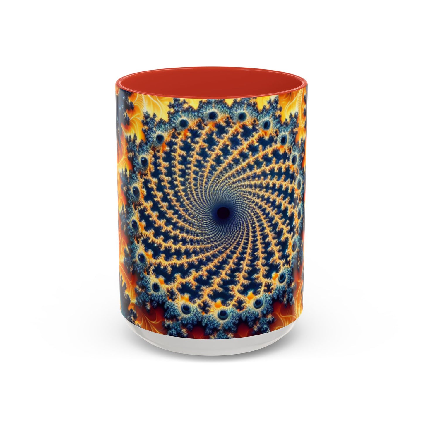 Vibrant Abstract Accent Coffee Mug - Unique 11 & 15oz Design for Art Lovers