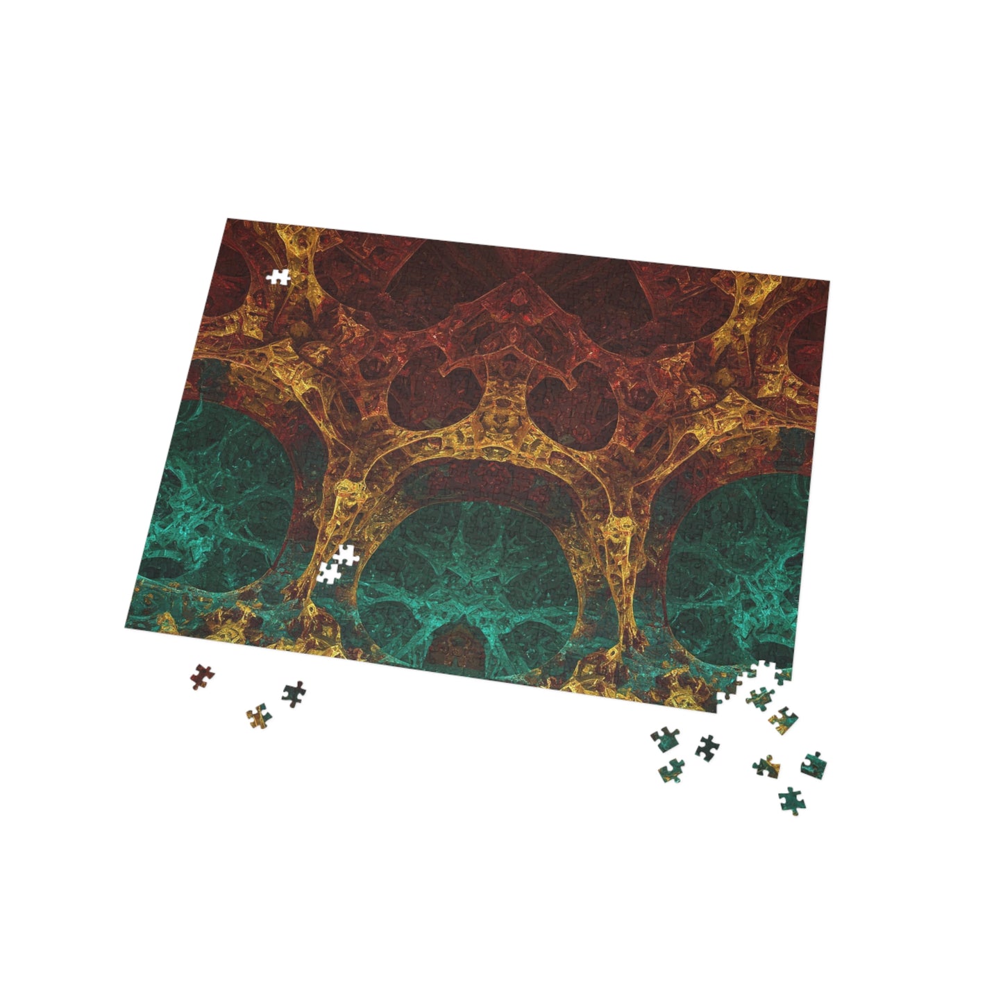 Abstract Fractal Art Puzzle - 96, 252, 500, 1000-Piece Options