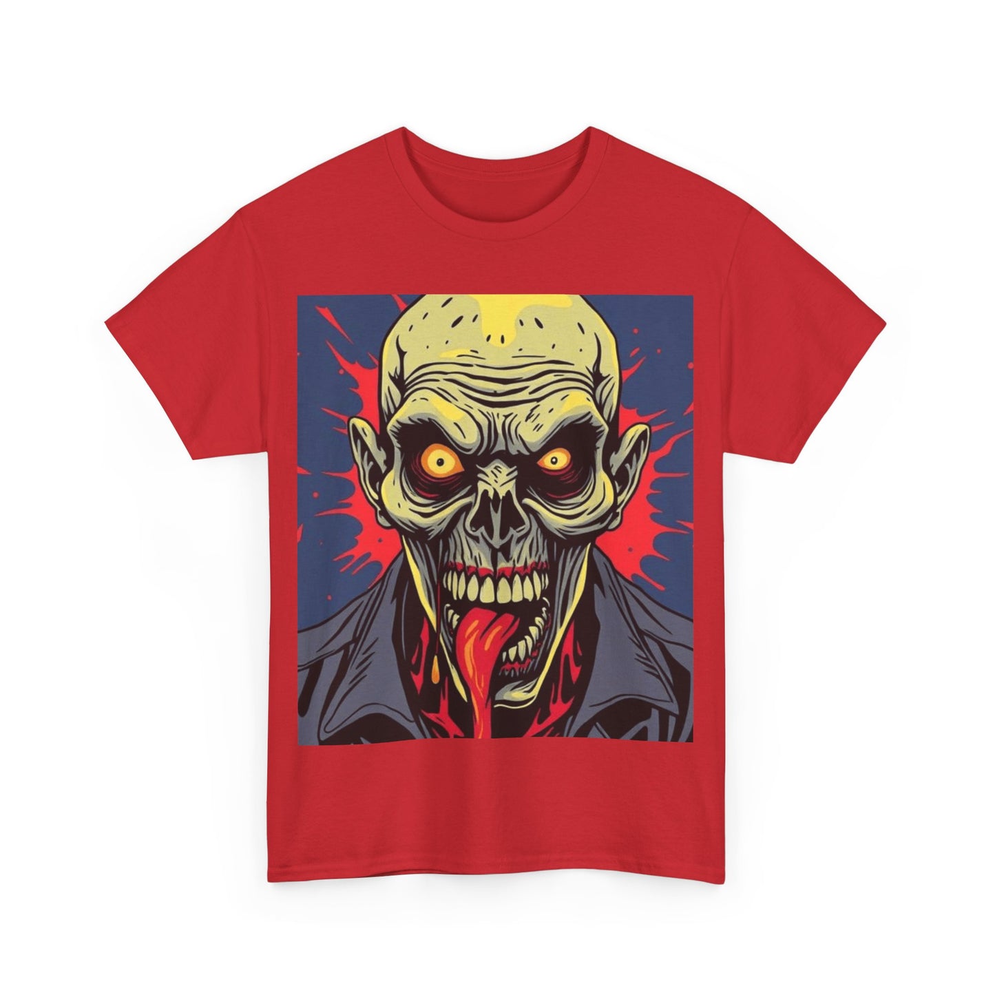UK - Zombie Graphic Tee - Unisex Heavy Cotton T-Shirt for Horror Fans