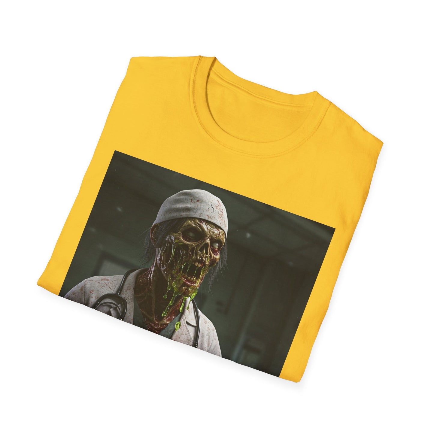 Zombie Doctor Graphic T-Shirt | Unisex Horror Tee for Halloween