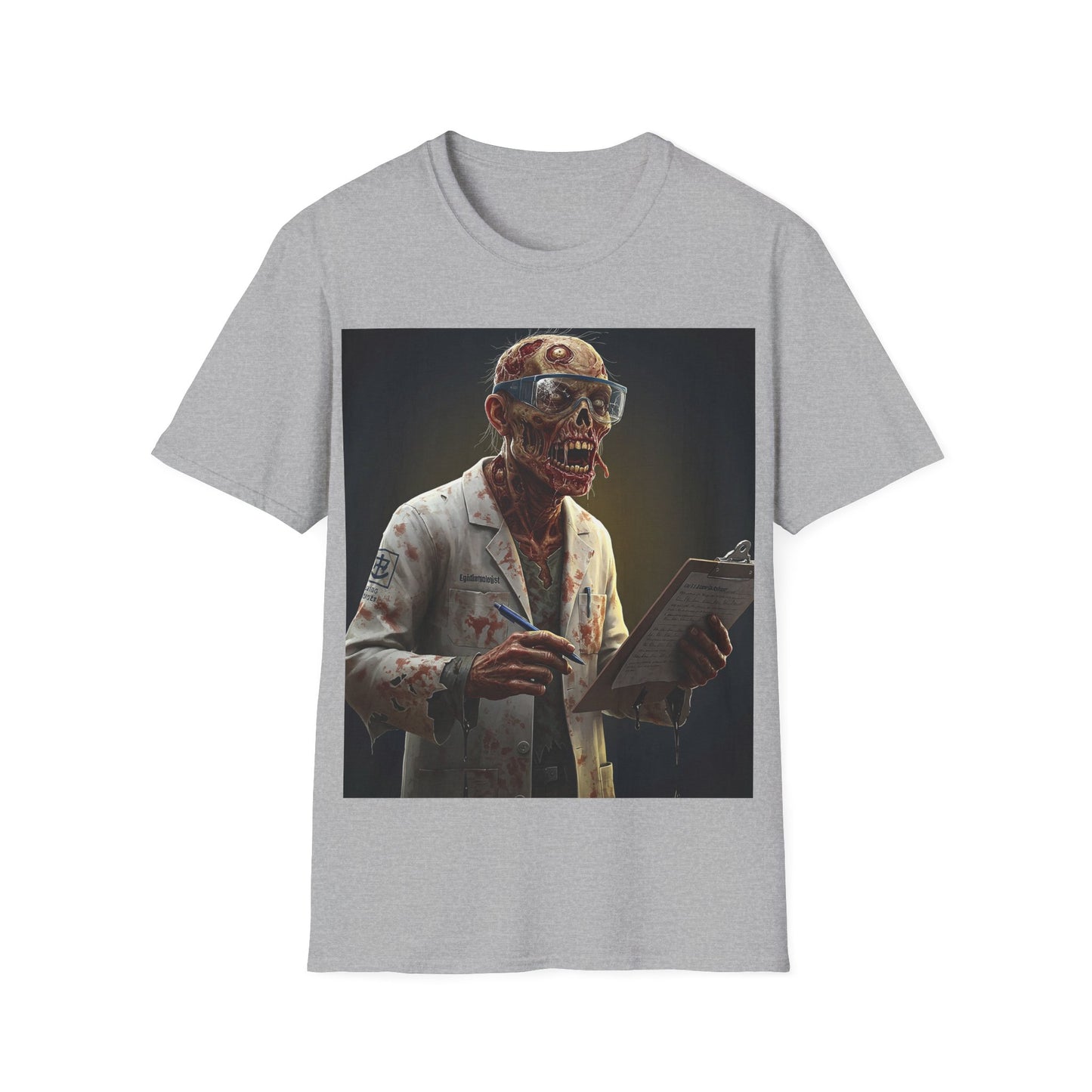 UK - Zombie Doctor Graphic T-Shirt for Horror Fans