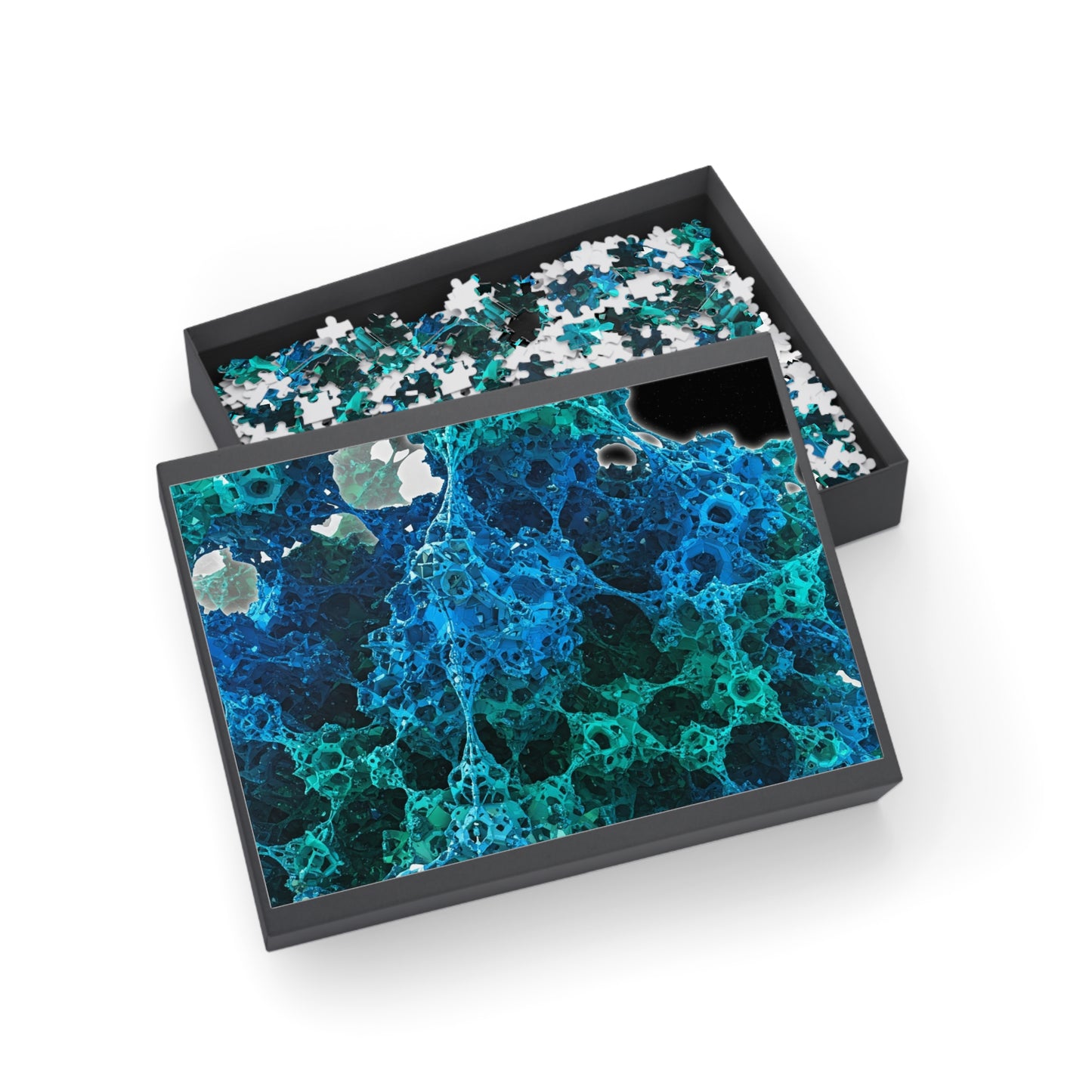 046- Fractal Puzzle (96, 252, 500, 1000-Piece) - Fun Family Activity and Gift