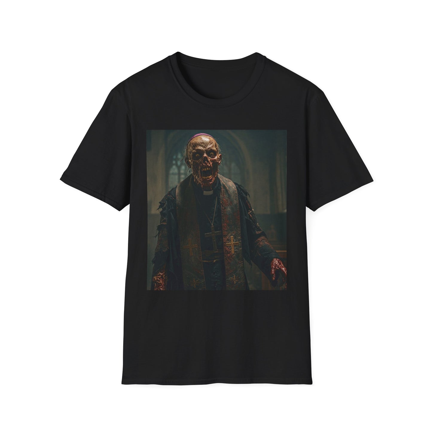 Unisex Horror Graphic T-Shirt - Spooky Skeleton Design