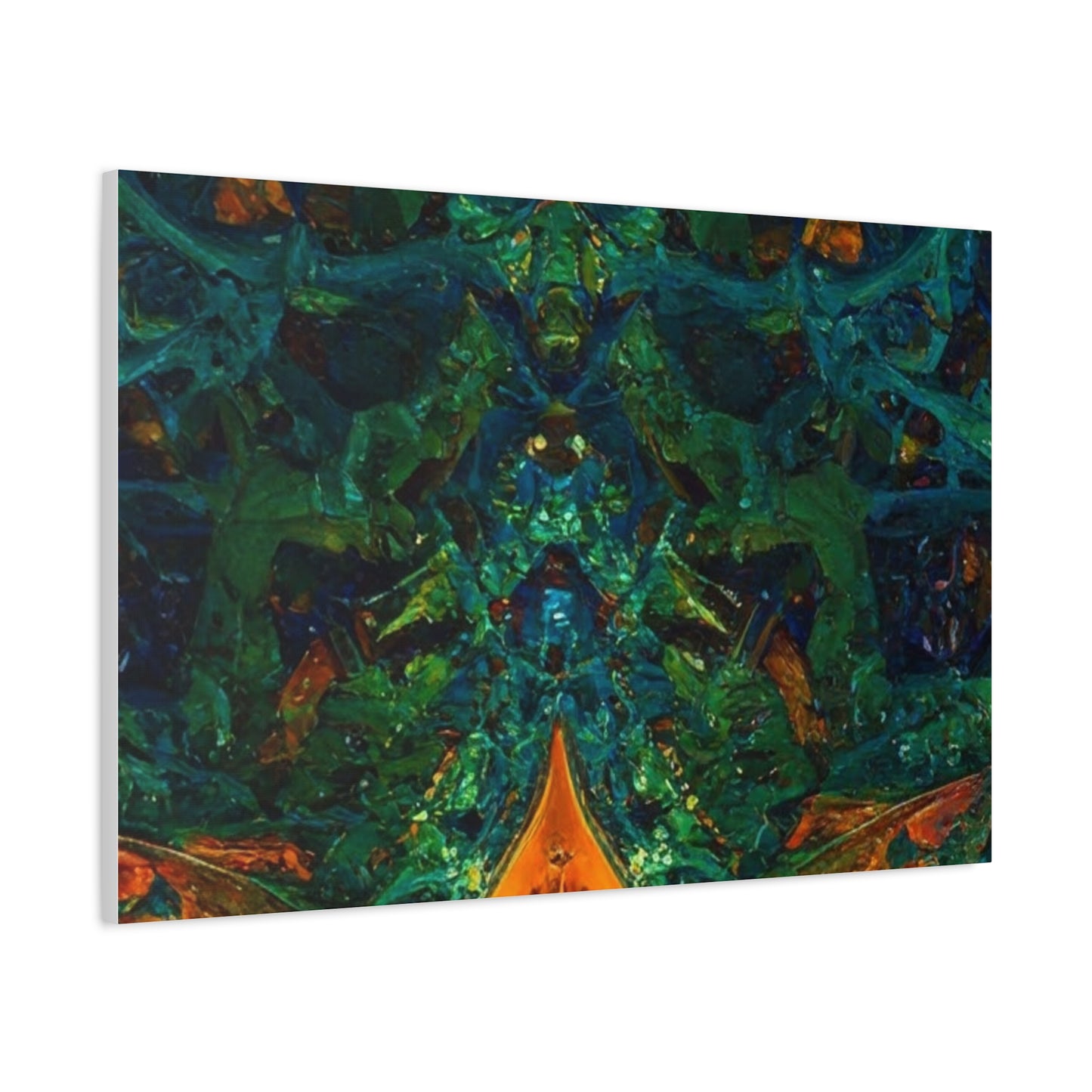 Vibrant Abstract Fractal Art Canvas Print