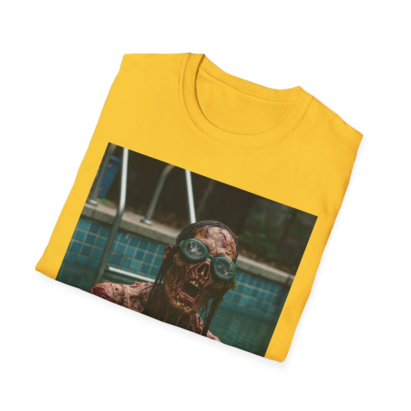 Chilling Horror Unisex Softstyle T-Shirt - Spooky Monster Design
