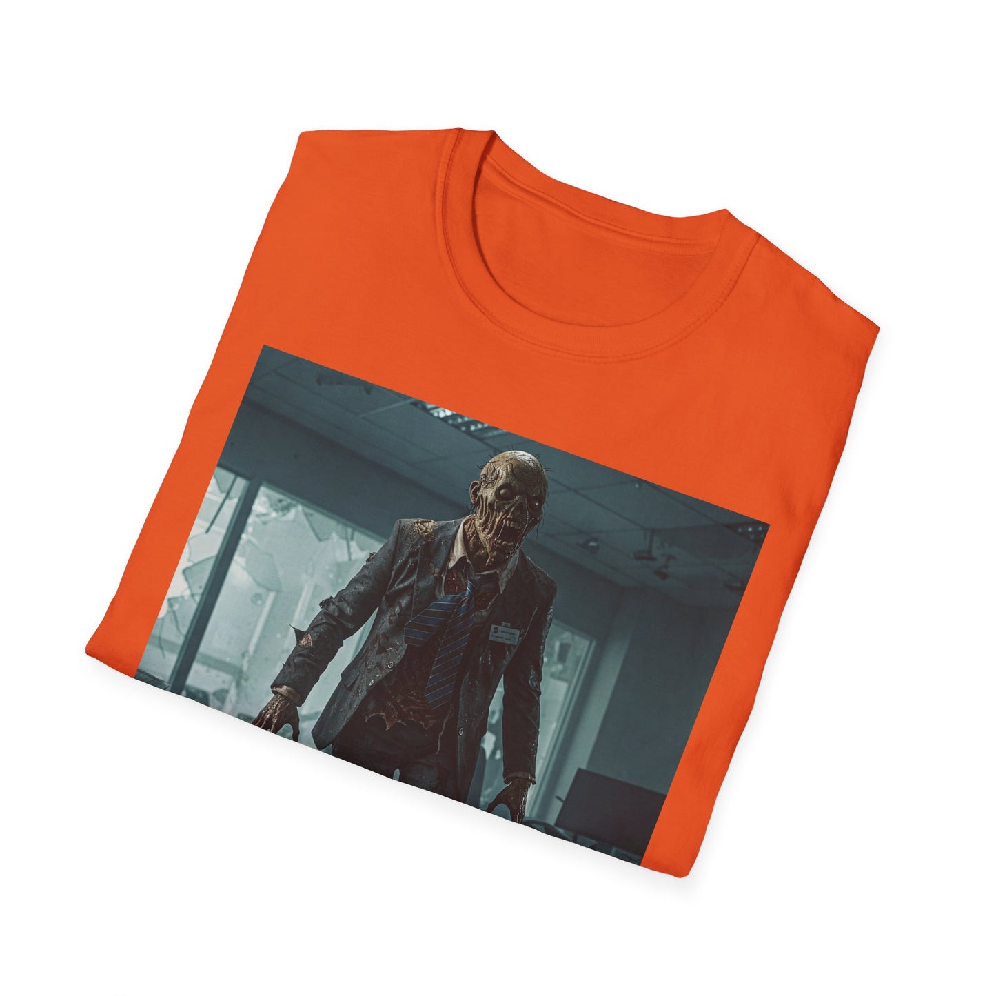 Zombie Apocalypse Unisex Softstyle T-Shirt - Perfect for Horror Fans and Parties