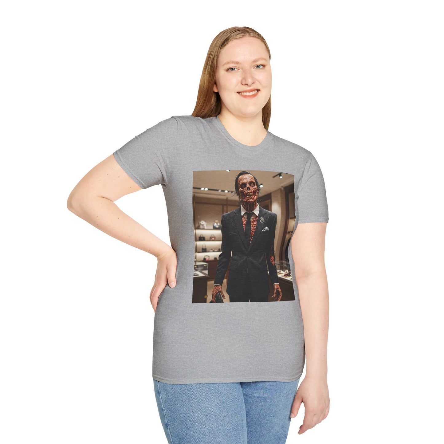 Creepy Vintage Skull T-Shirt for Halloween