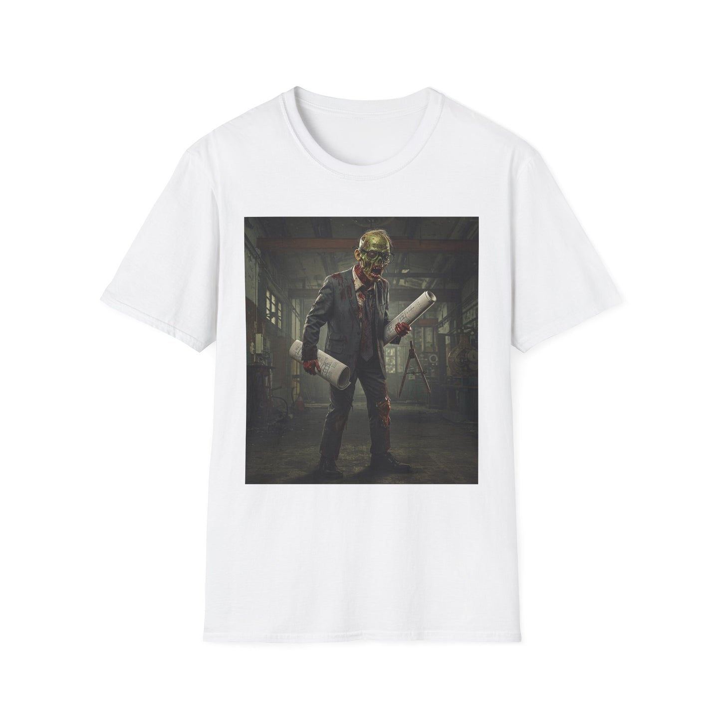 Zombie Apocalypse Unisex Softstyle T-Shirt - Perfect for Halloween and Horror Fans