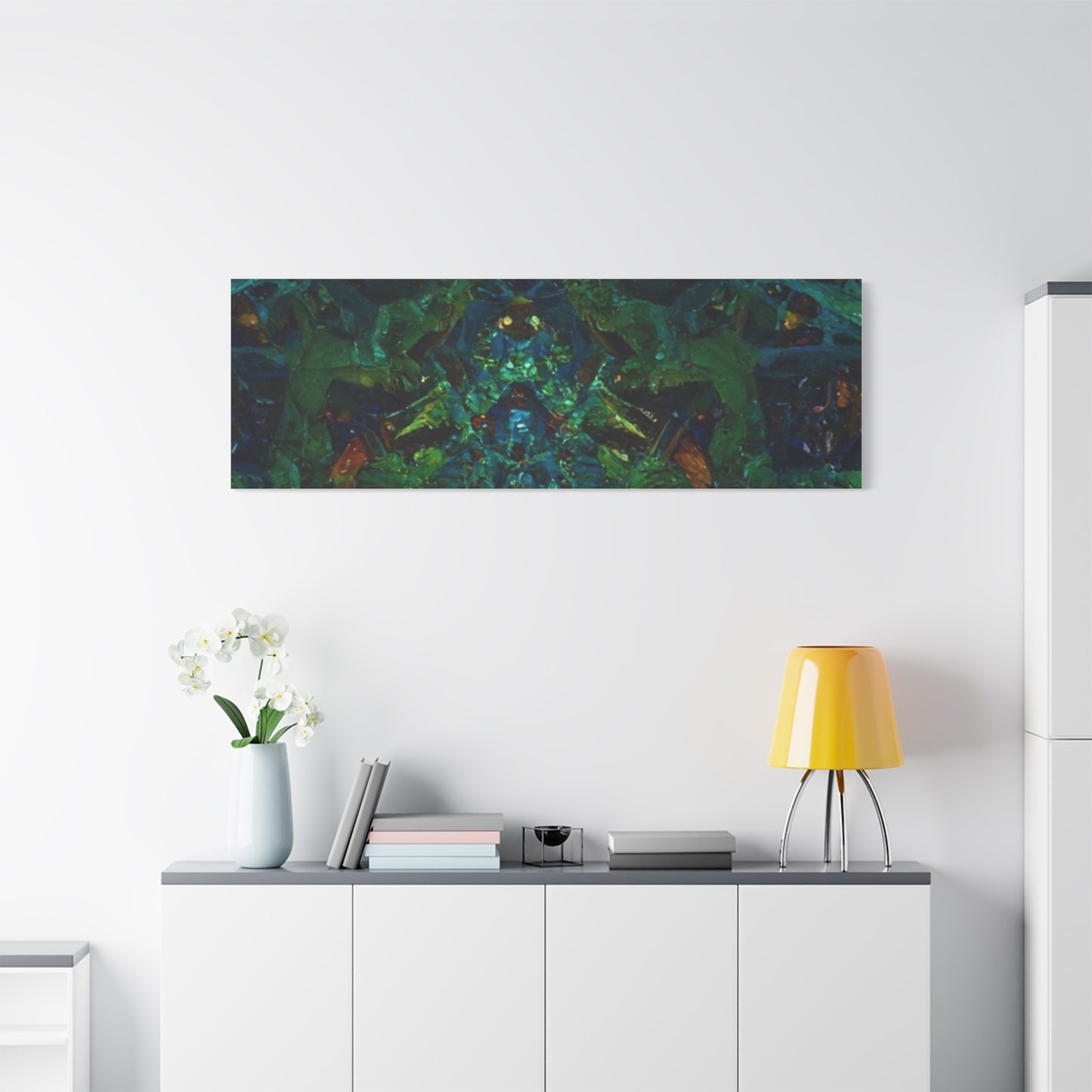 Vibrant Abstract Fractal Art Canvas Print