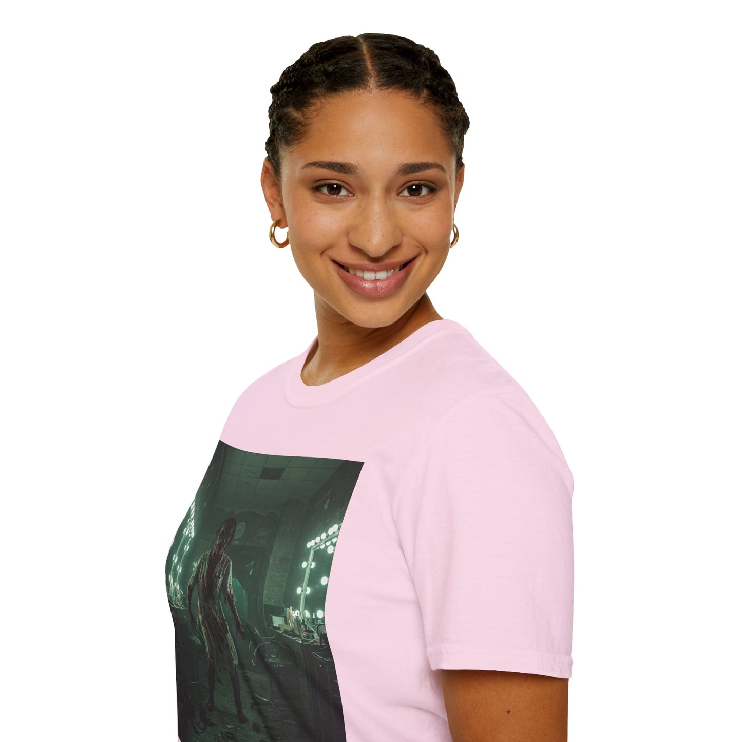 Creepy Horror Unisex Softstyle T-Shirt - Perfect for Halloween
