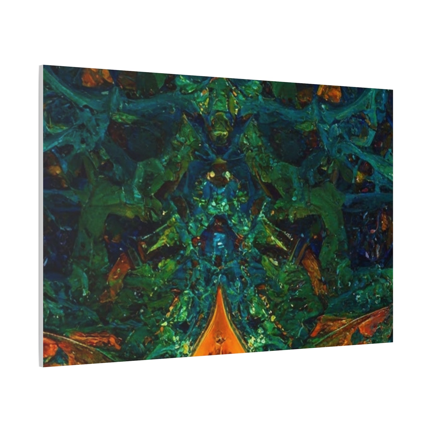 Vibrant Abstract Fractal Art Canvas Print