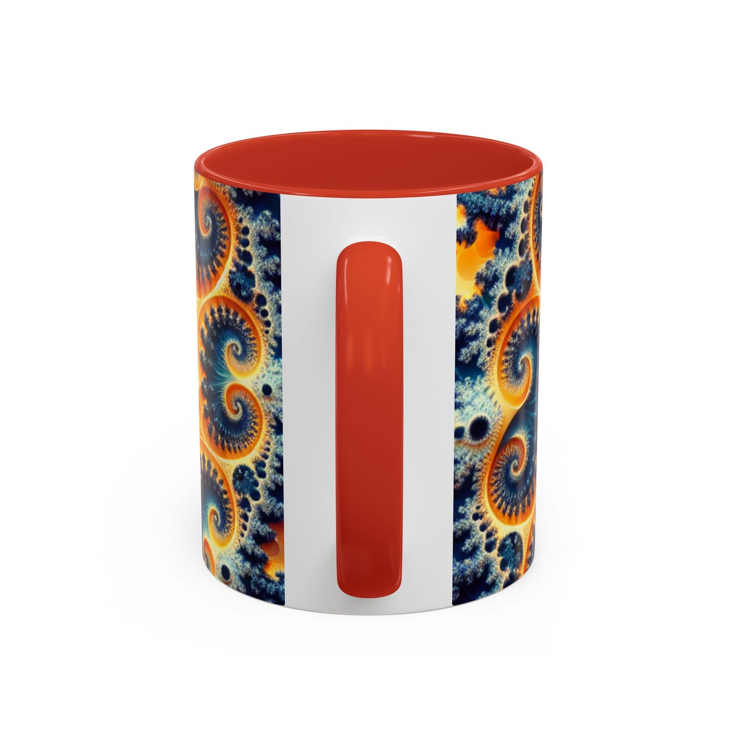 Vibrant Abstract Accent Coffee Mug - Unique 11 & 15oz Design for Art Lovers